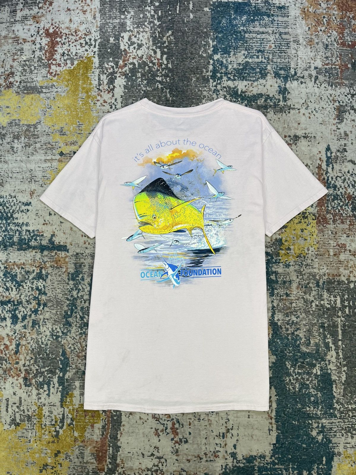 Hunter Guy Harvey Overprint Single Pocket Shirt Size US M / EU 48-50 / 2 - 1 Thumbnail