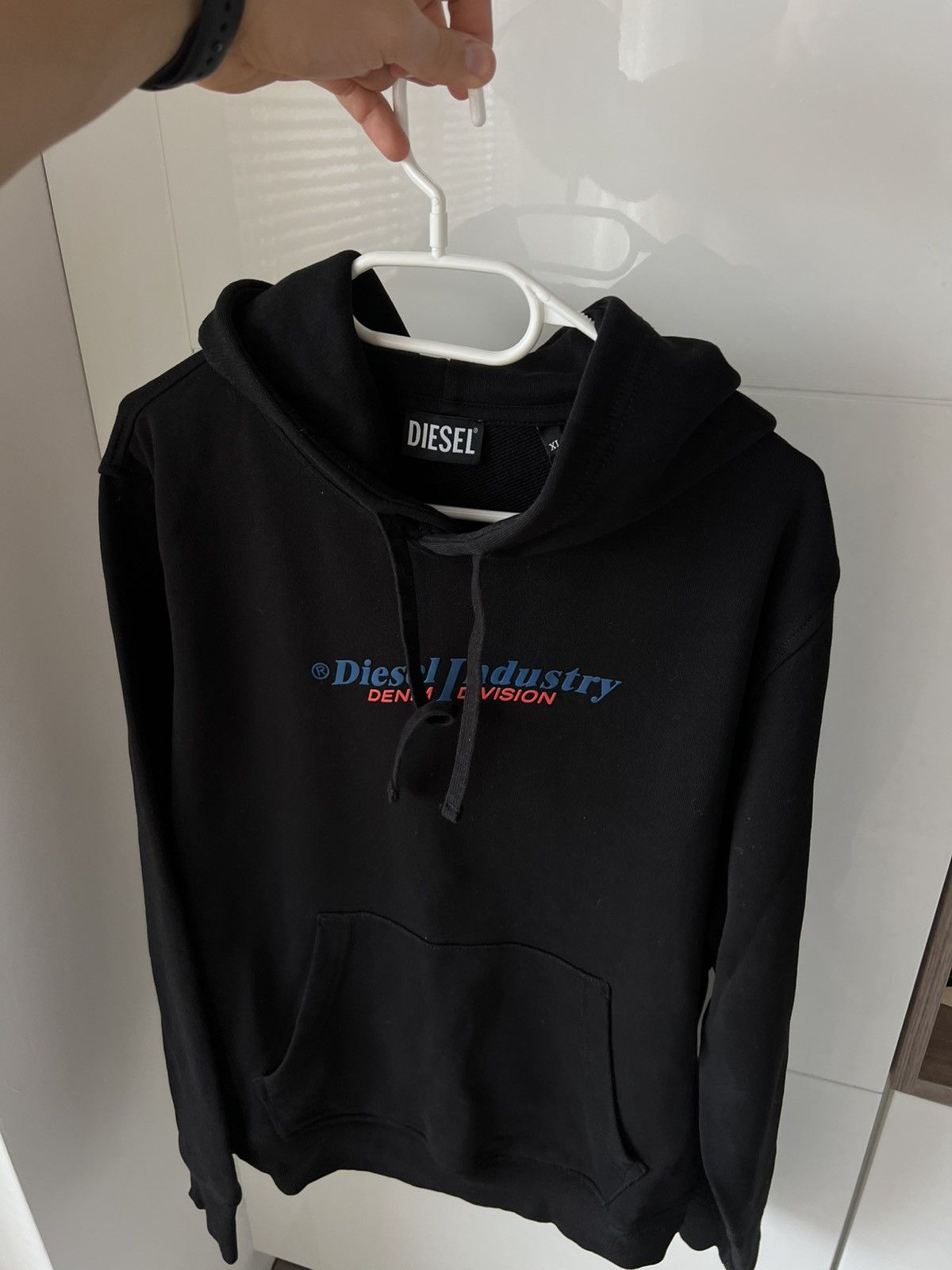 Diesel Diesel Industry Denim Division New Collection Black Hoodie Size US L / EU 52-54 / 3 - 6 Thumbnail