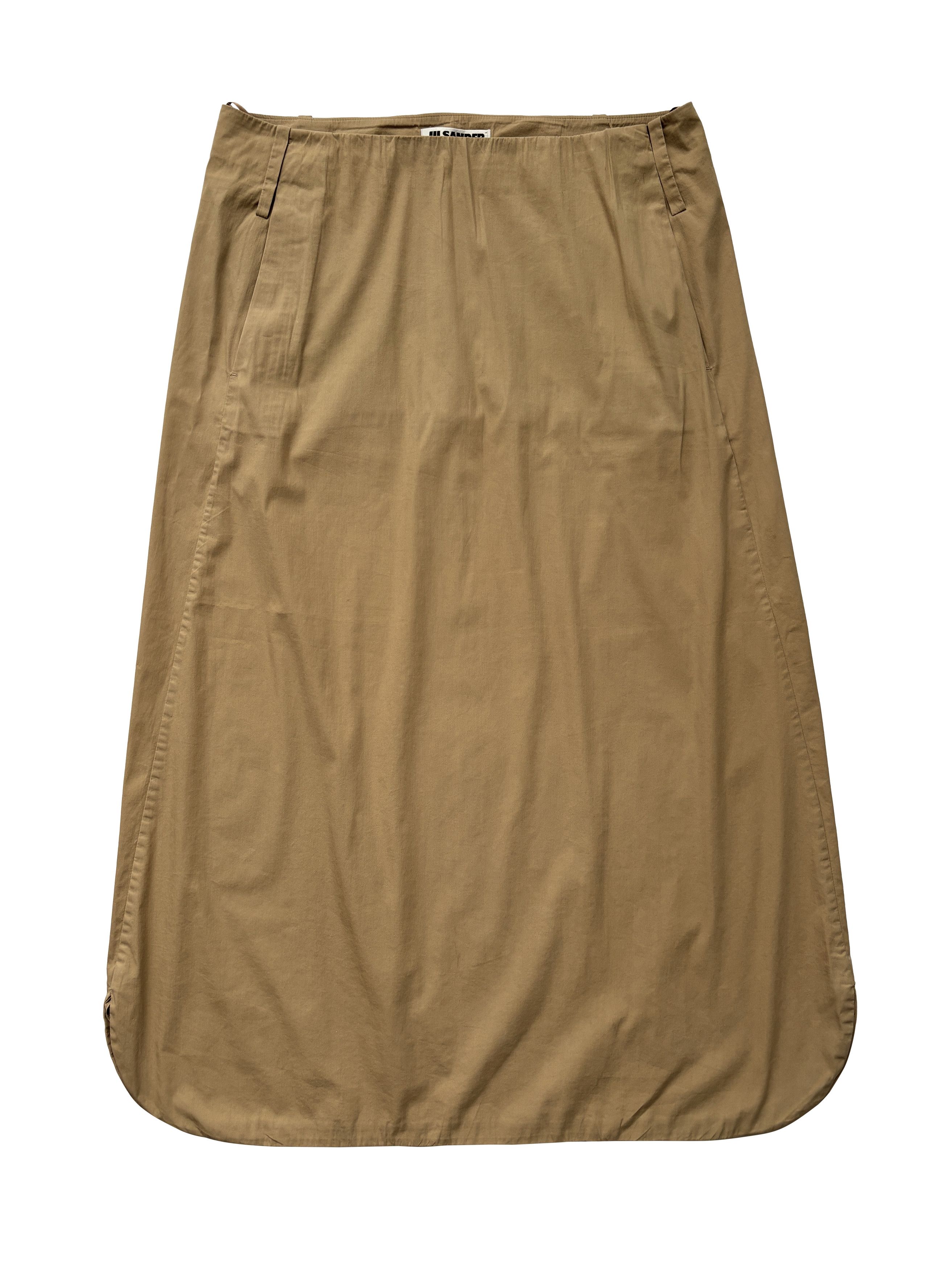Jil Sander ⚡️QUICK SALE⚡️Jil Sander Beige Midi Skirt Size 28" / US 6 / IT 42 - 1 Thumbnail
