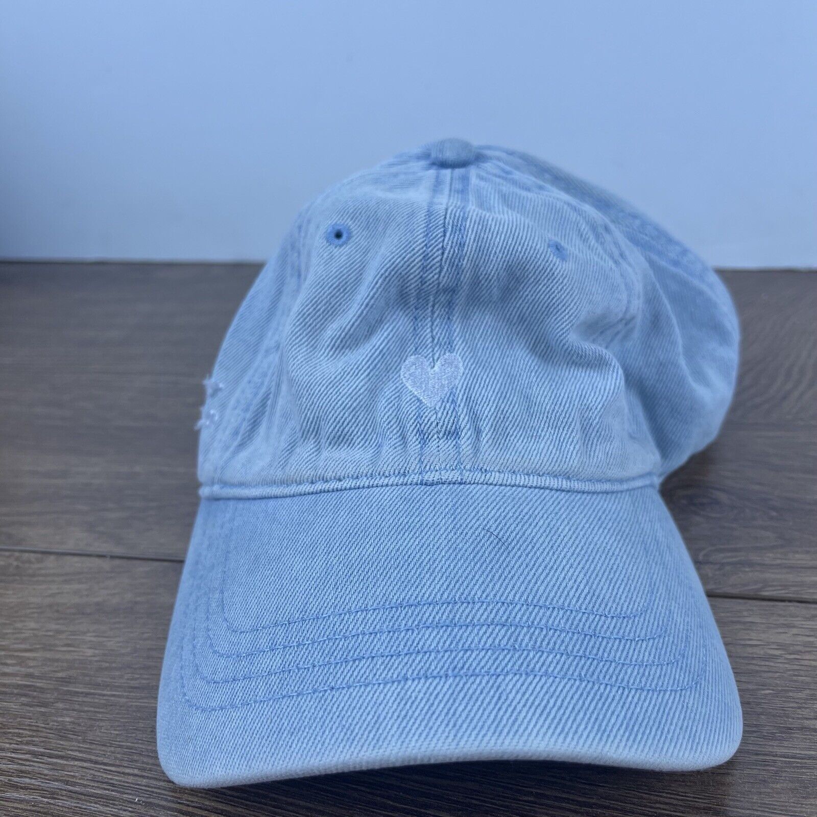 Other Heart Hat Love Heart Adjustable Hat Blue Hat Adjustable Blue Size ONE SIZE - 2 Thumbnail