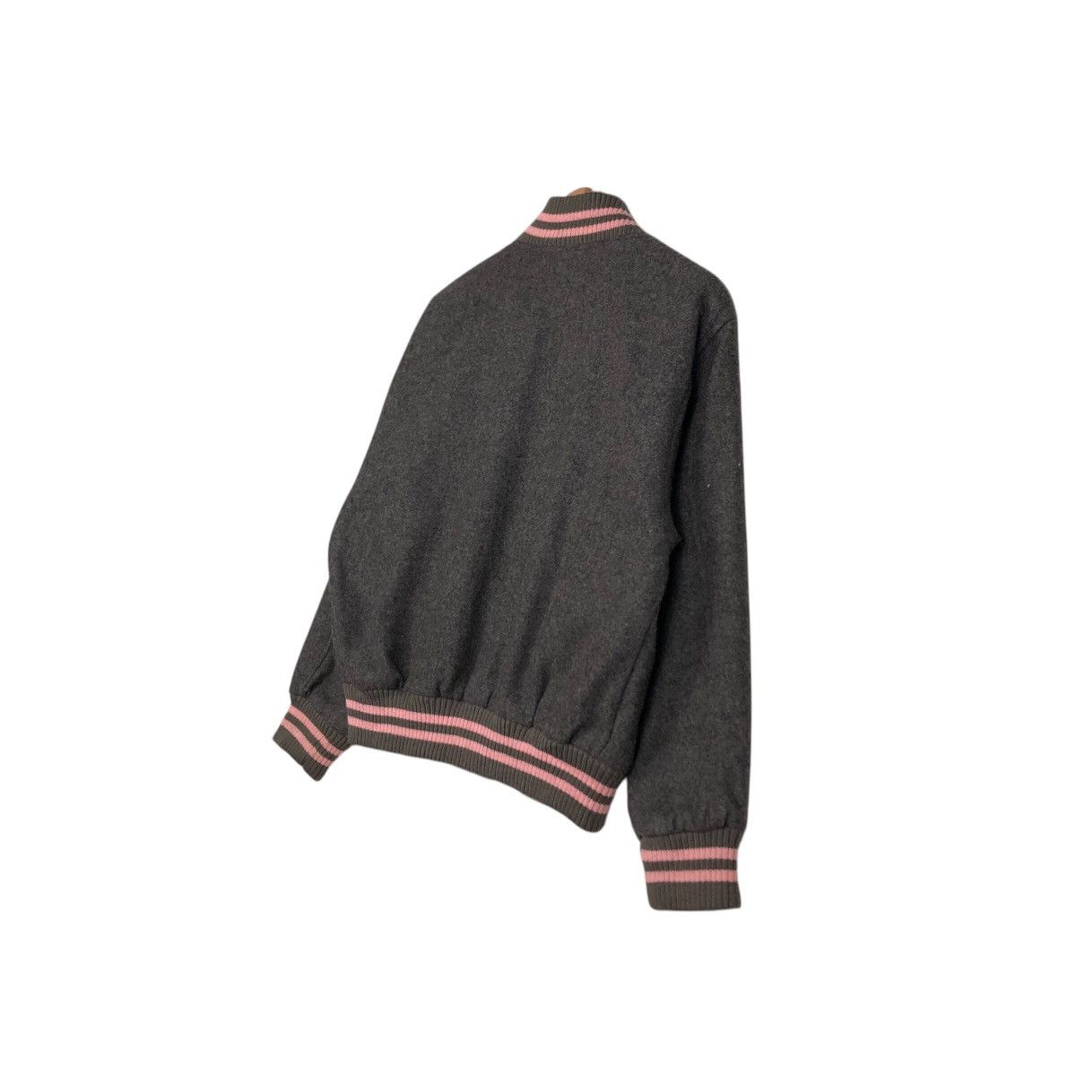 Japanese Brand 📌Vintage Varsity Bomber Jacket Wool Flandre Issey Miyake Size US M / EU 48-50 / 2 - 11 Thumbnail