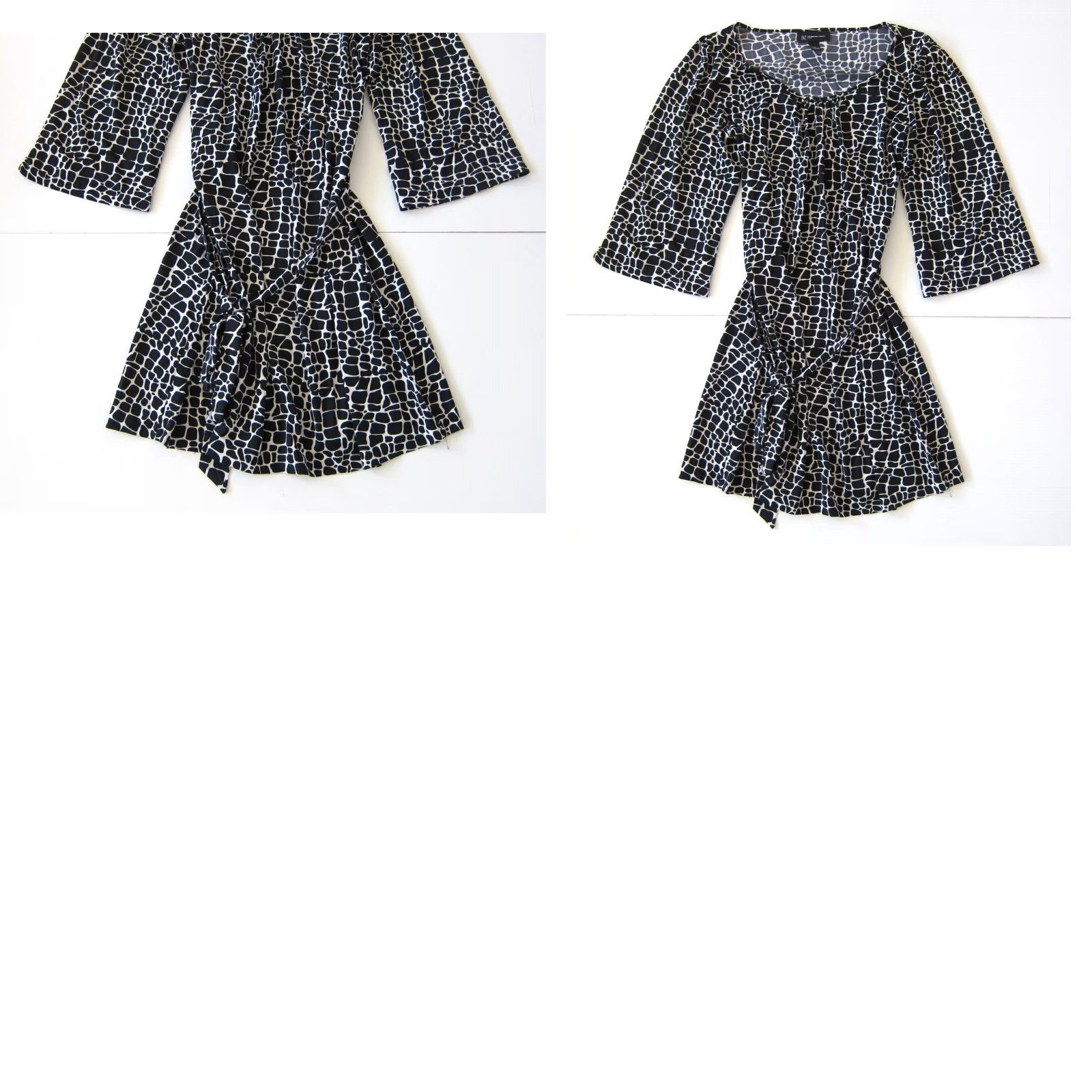 Vintage INC International Concepts Polka Dot Stretch Shift Dress PM Size M / US 6-8 / IT 42-44 - 8 Thumbnail