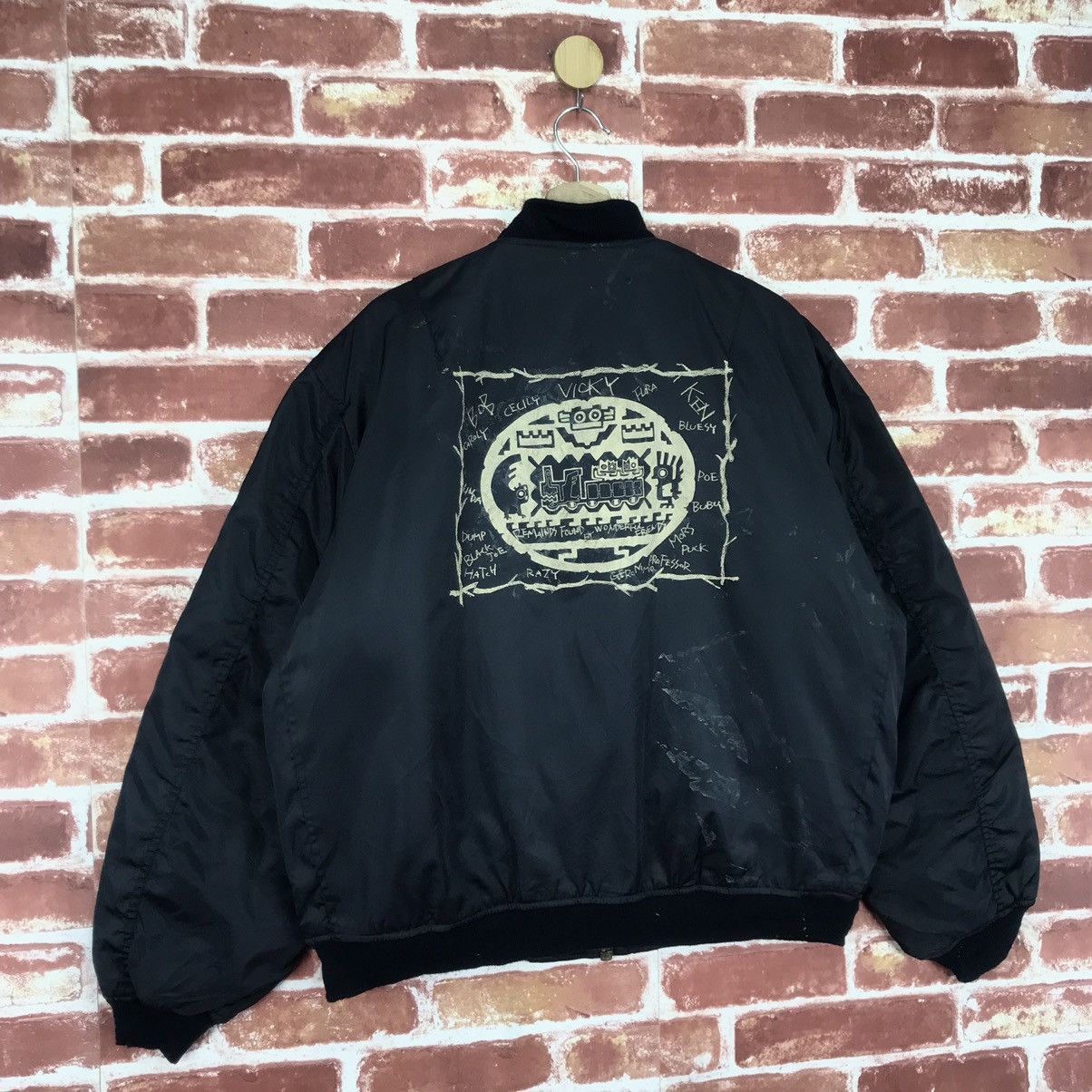Other Vintage Flight Jacket Size US XL / EU 56 / 4 - 6 Thumbnail