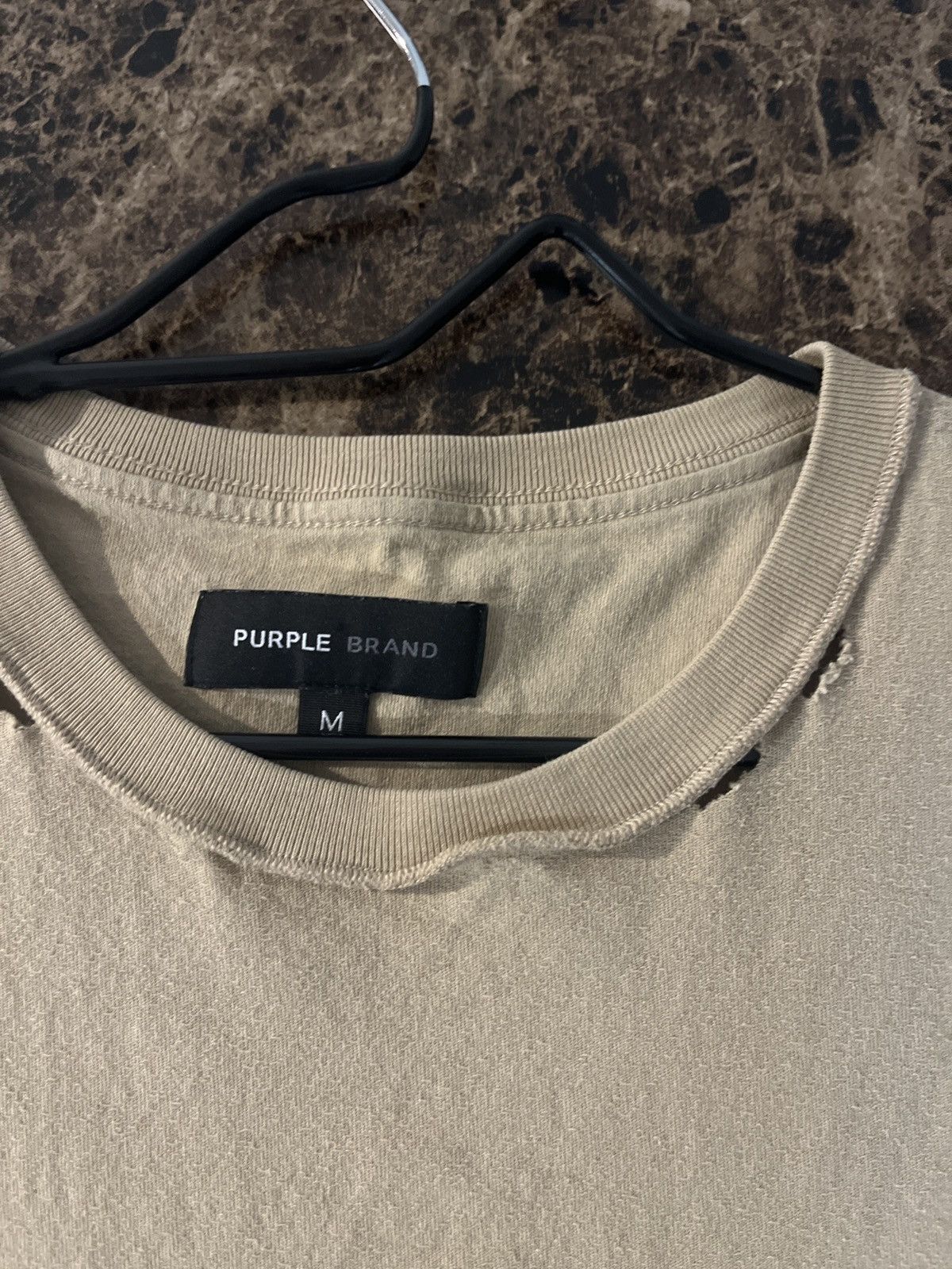 Purple Brand Purple Brand angel tee tan medium Size US M / EU 48-50 / 2 - 3 Thumbnail