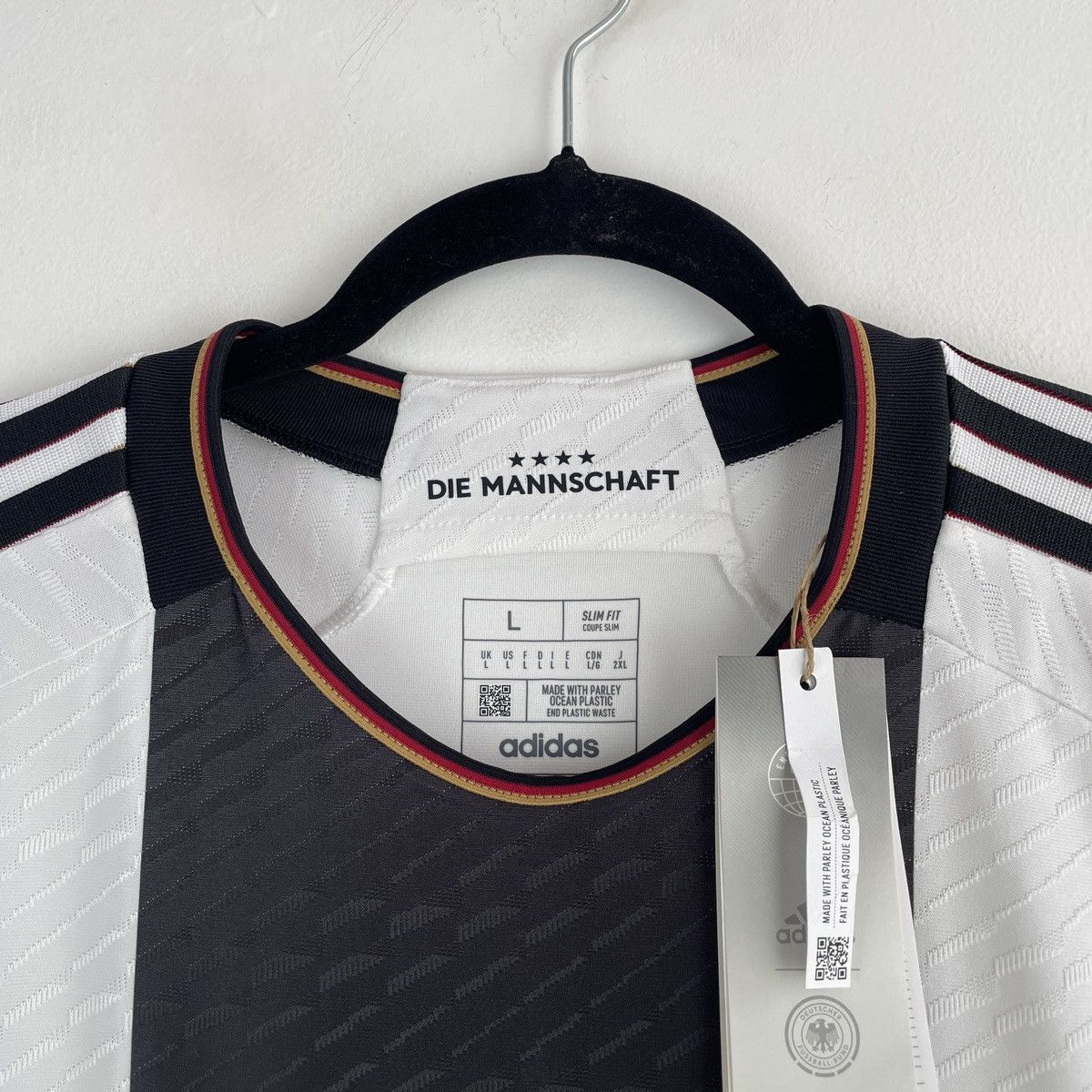 Adidas Germany Fullkrug Authentic Adidas HEAT.RDY Jersey 2022/2023 Size US L / EU 52-54 / 3 - 4 Thumbnail