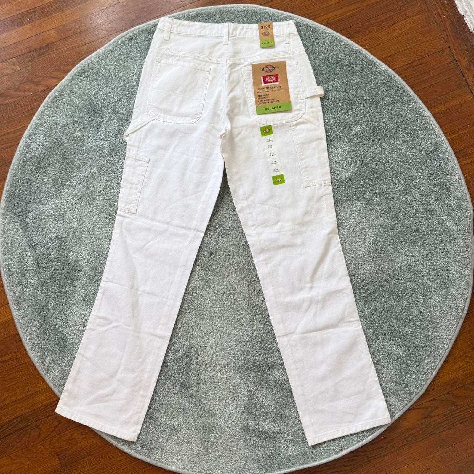 Dickies ✿ white carpenter pants ⋆ brand new ✿ Size 28" / US 6 / IT 42 - 3 Thumbnail