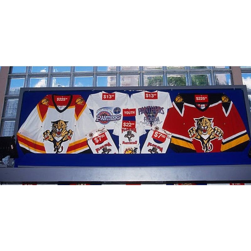 NHL × Starter Florida Panthers CATS 90s tee shirt AOP red NHL hockey vtg Size US XL / EU 56 / 4 - 12 Thumbnail