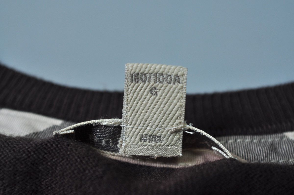 Burberry Burberry Nova Check Sweater V Neck RARE vintage Size L / US 10 / IT 46 - 11 Thumbnail