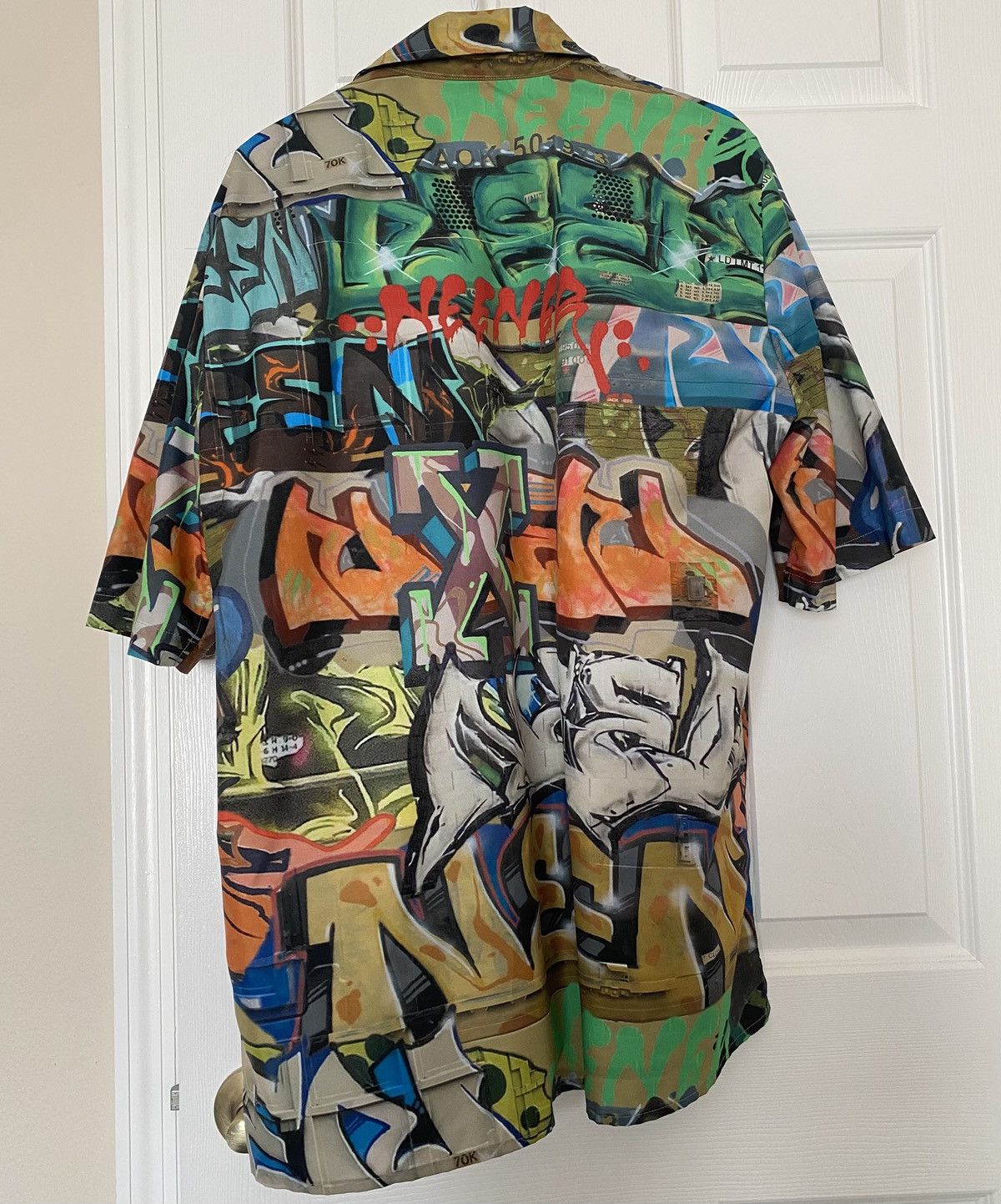 Off-White Off-White Graffiti Shirt Size Medium Size US M / EU 48-50 / 2 - 3 Thumbnail