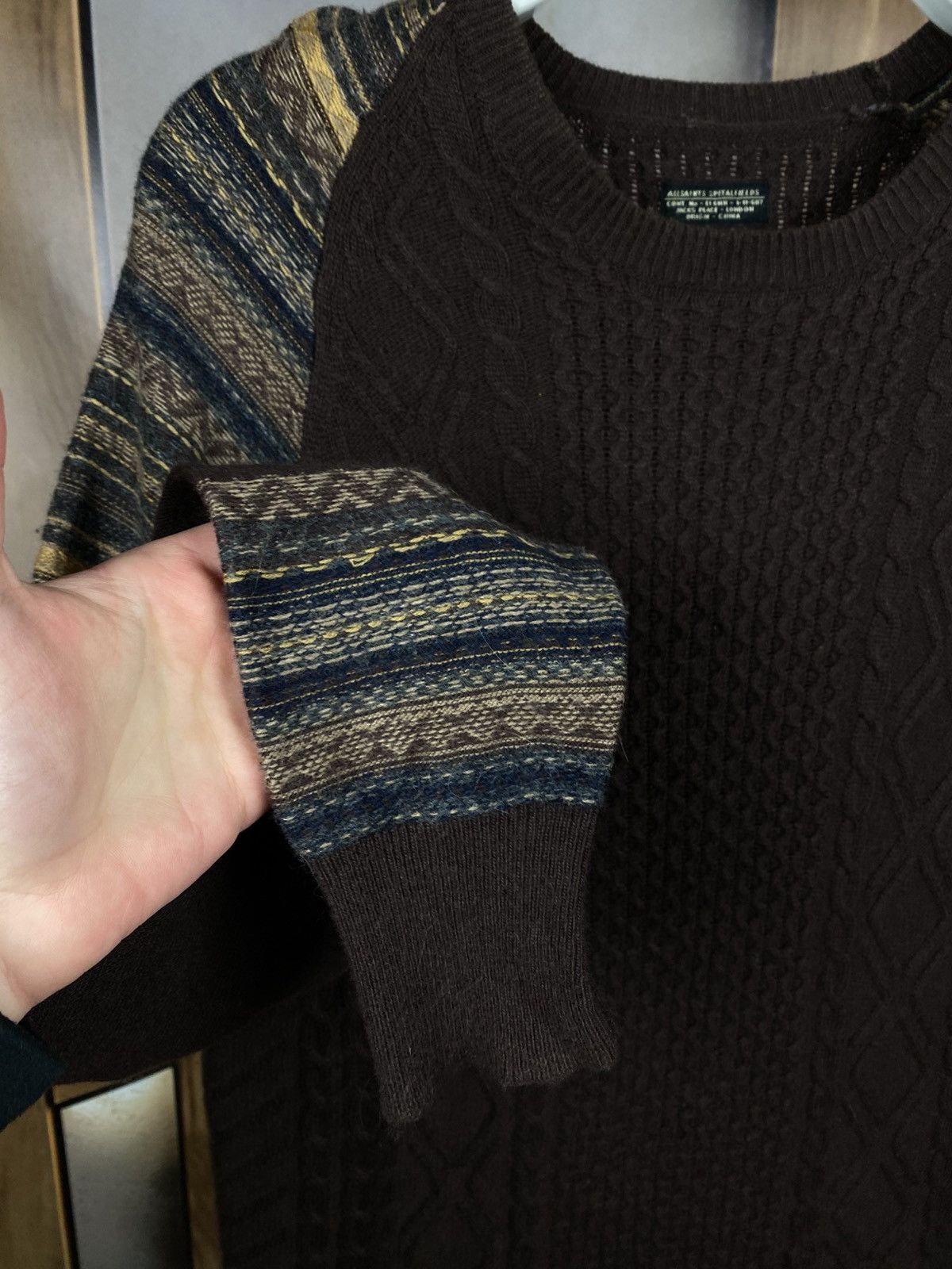 Allsaints 🧶Vintage 90s Sweatshirt Sweater Allsaints Knit🧶 Size M / US 6-8 / IT 42-44 - 3 Thumbnail