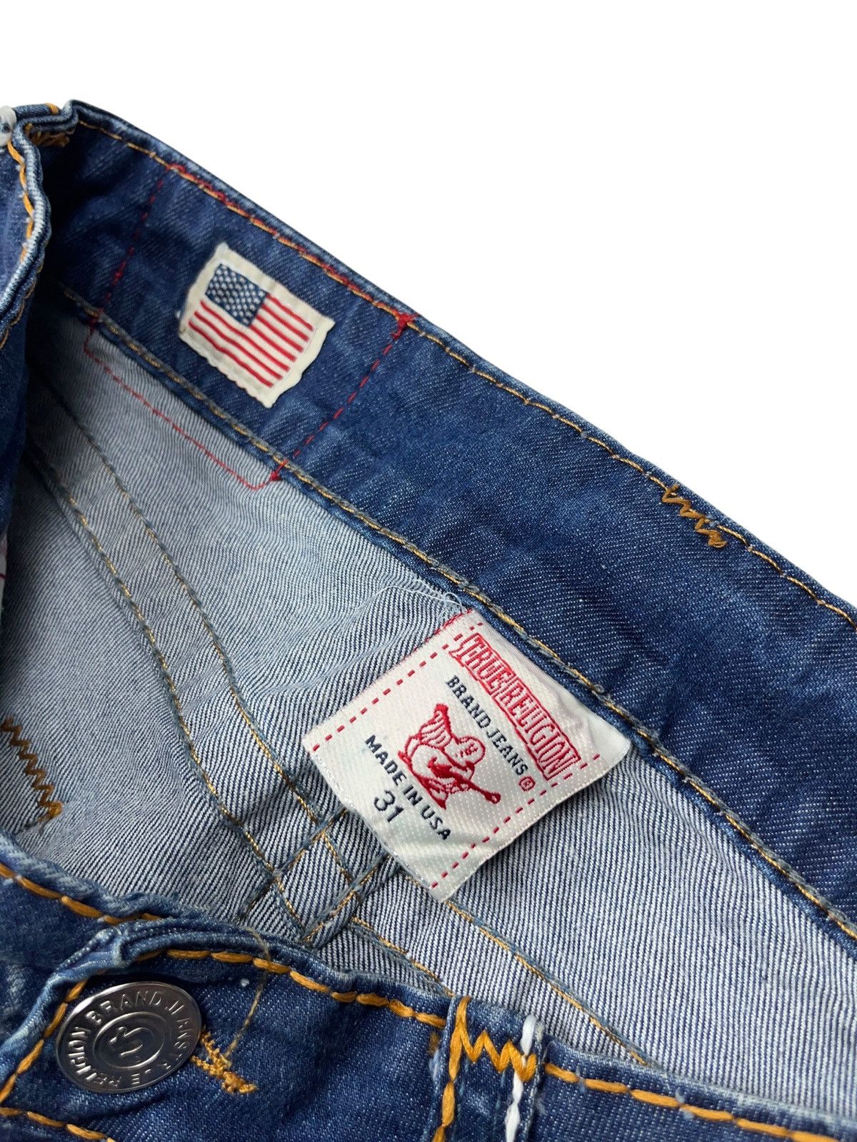 True Religion Vintage True Religion Becky Jeans Embroidered Slim Size 31 Size 31" - 8 Thumbnail