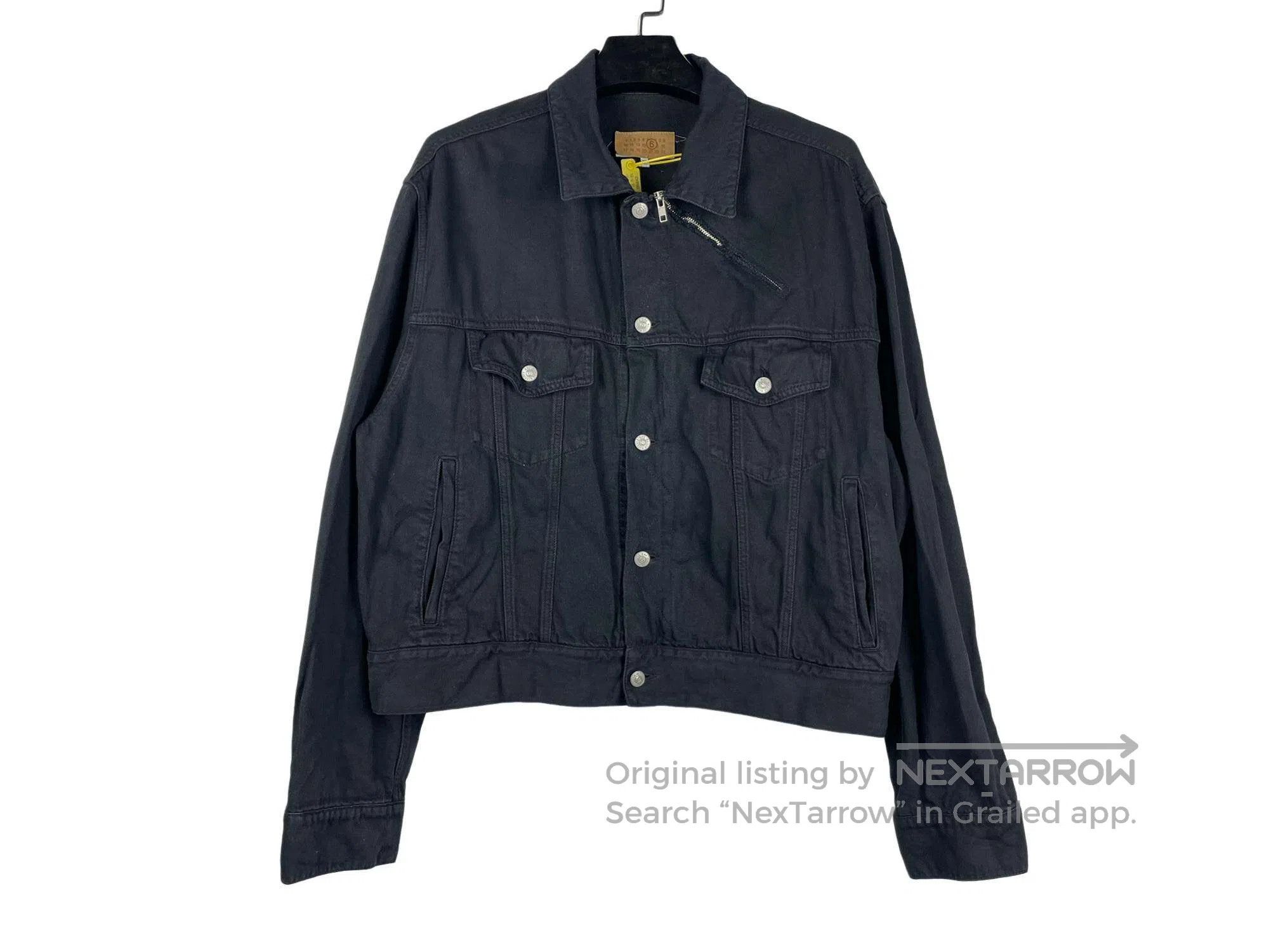 Maison Margiela Maison Margiela Collar Zip Denim Workwear Jacket Size US S / EU 44-46 / 1 - 1 Thumbnail