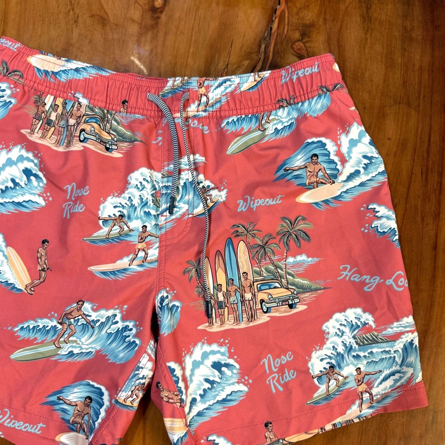 Reyn Spooner Reyn Spooner Swim Trunks M Men’s Beach Surf Hang Loose Wipeout Lined Shorts O2 Size US 31 - 2 Thumbnail