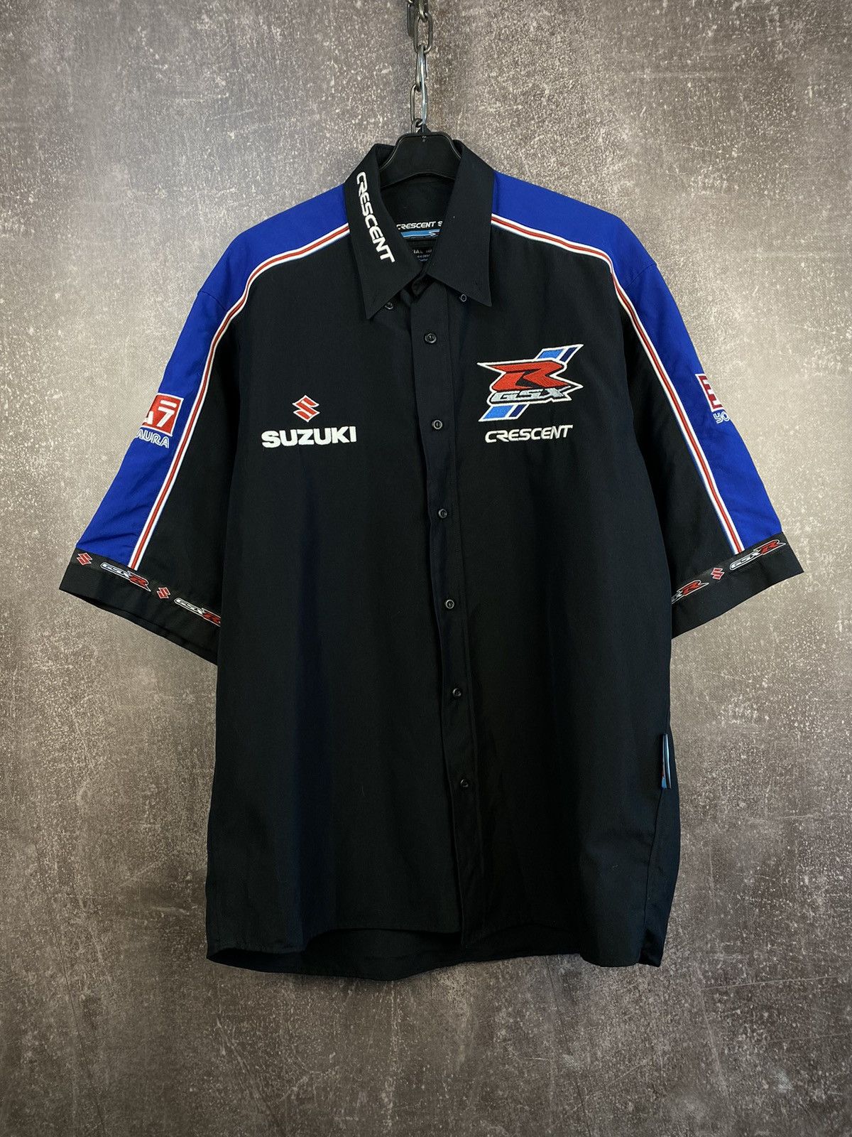 Other Rare! 2000’s Vintage Suzuki Racing Shirt T Honda Yamaha BMW Size US M / EU 48-50 / 2 - 2 Thumbnail