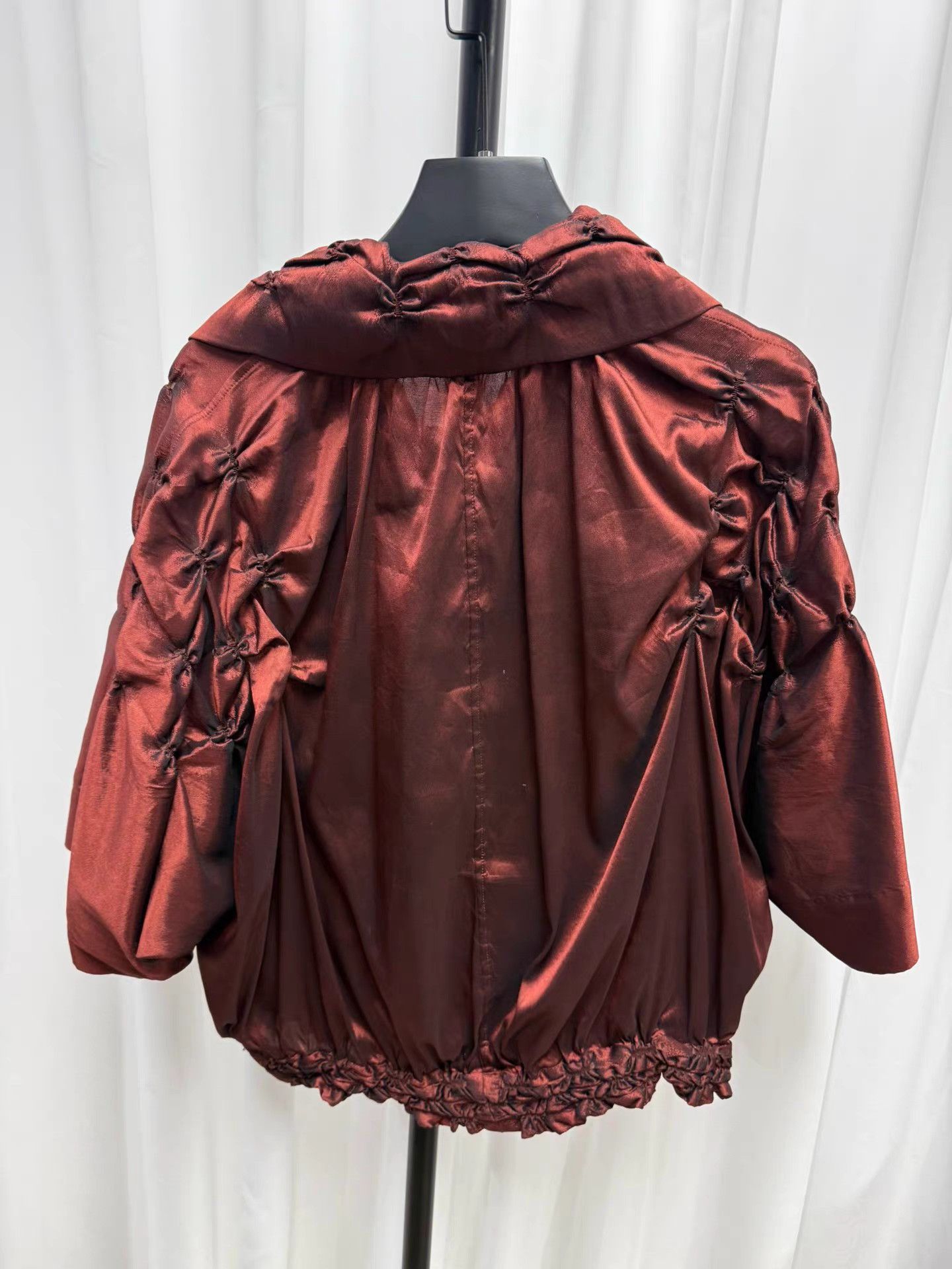 Issey Miyake Issey miyake Metallic Nylon Short Sleeve Jacket K20 Size M / US 6-8 / IT 42-44 - 5 Thumbnail