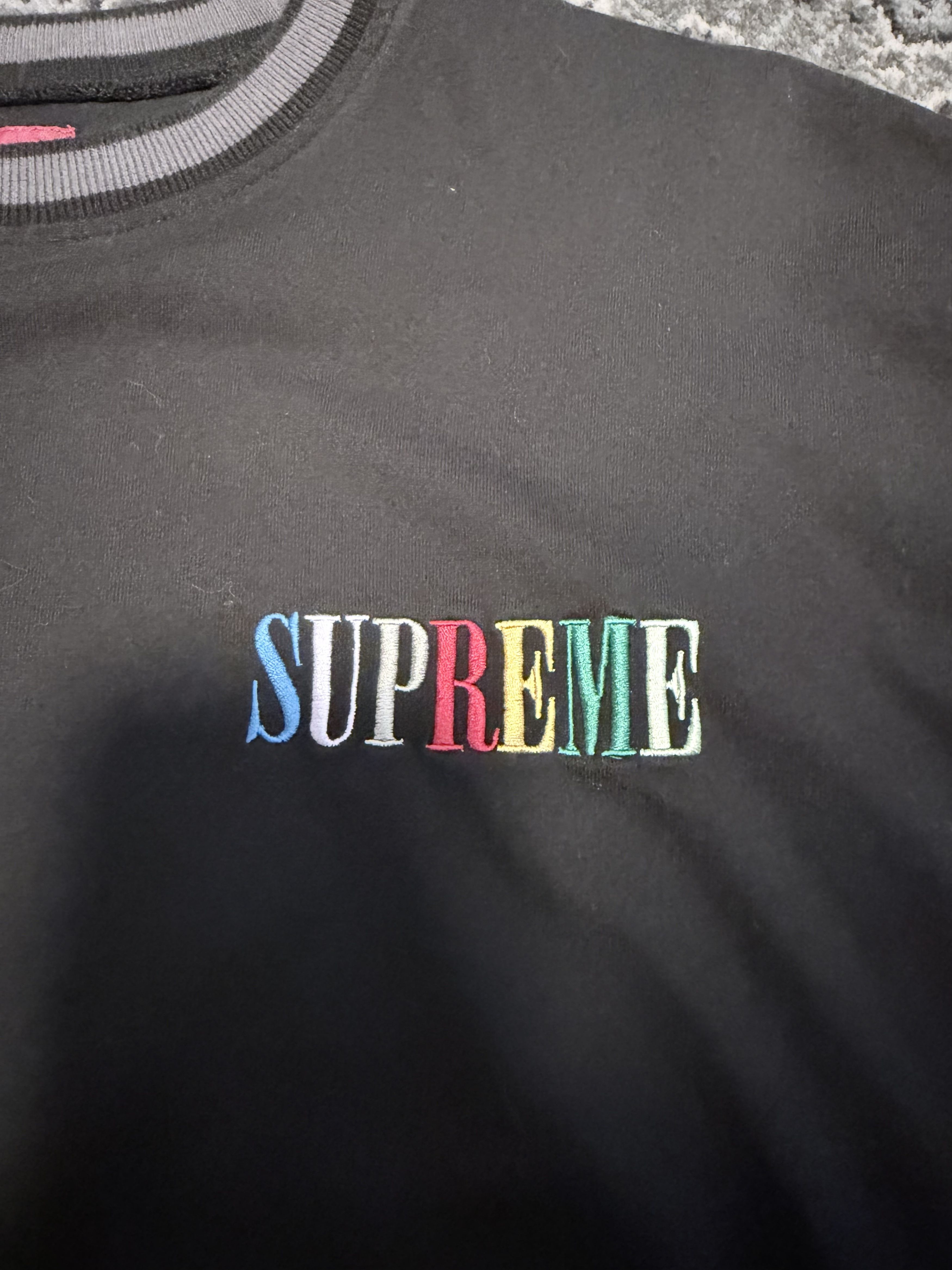 Supreme Supreme Multi Color Logo Long Sleeve "Black" Colorway | FW20 Size US L / EU 52-54 / 3 - 3 Thumbnail