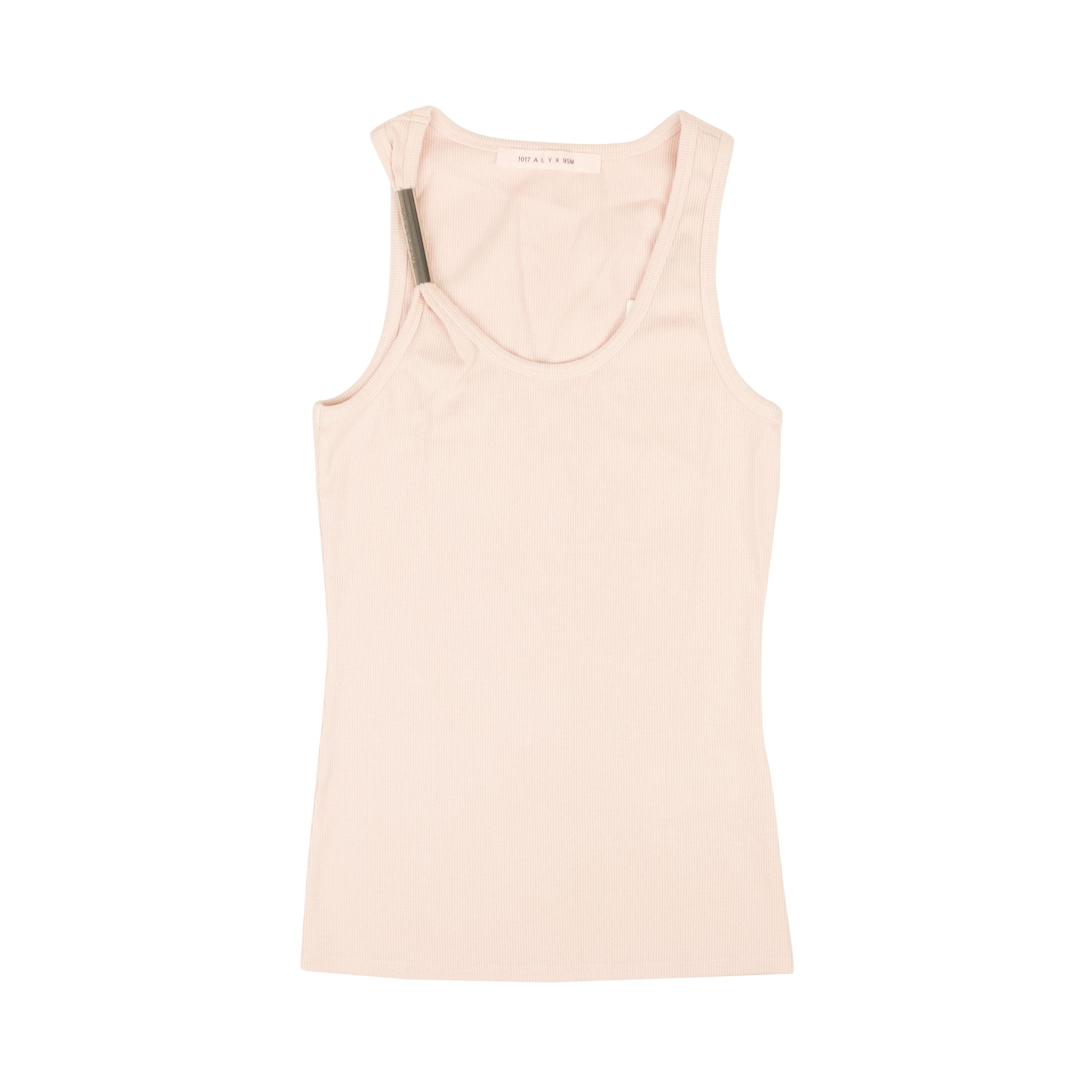 image of Alyx Pink Cotton Americana Ribbed Tank Top Size M, Women's