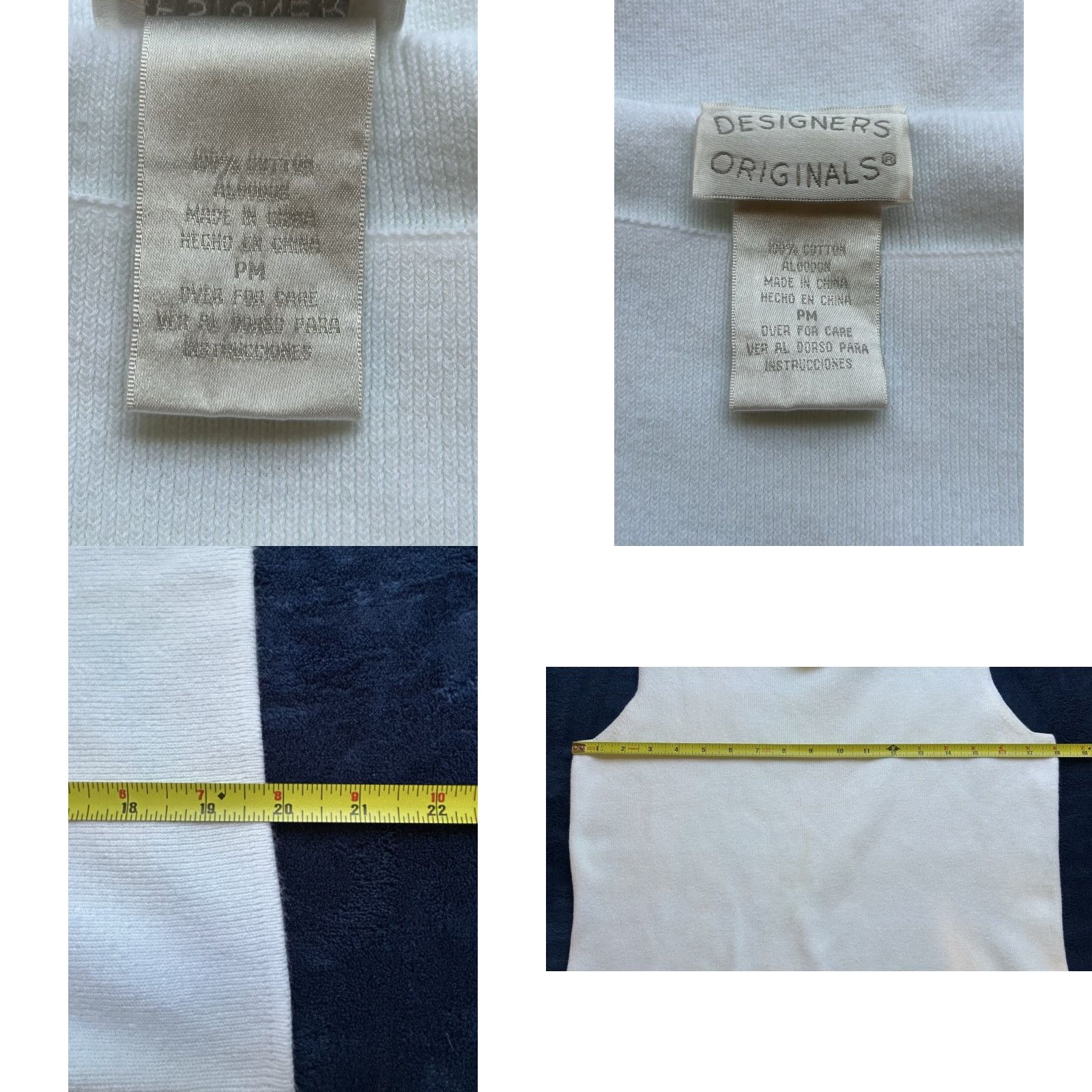 Vintage VINTAGE Designers Originals Sleeveless Top Women PM White 90s Cotton Knit Sleeveless Regular Size Short description: N/A Size M / US 6-8 / IT 42-44 - 8 Thumbnail