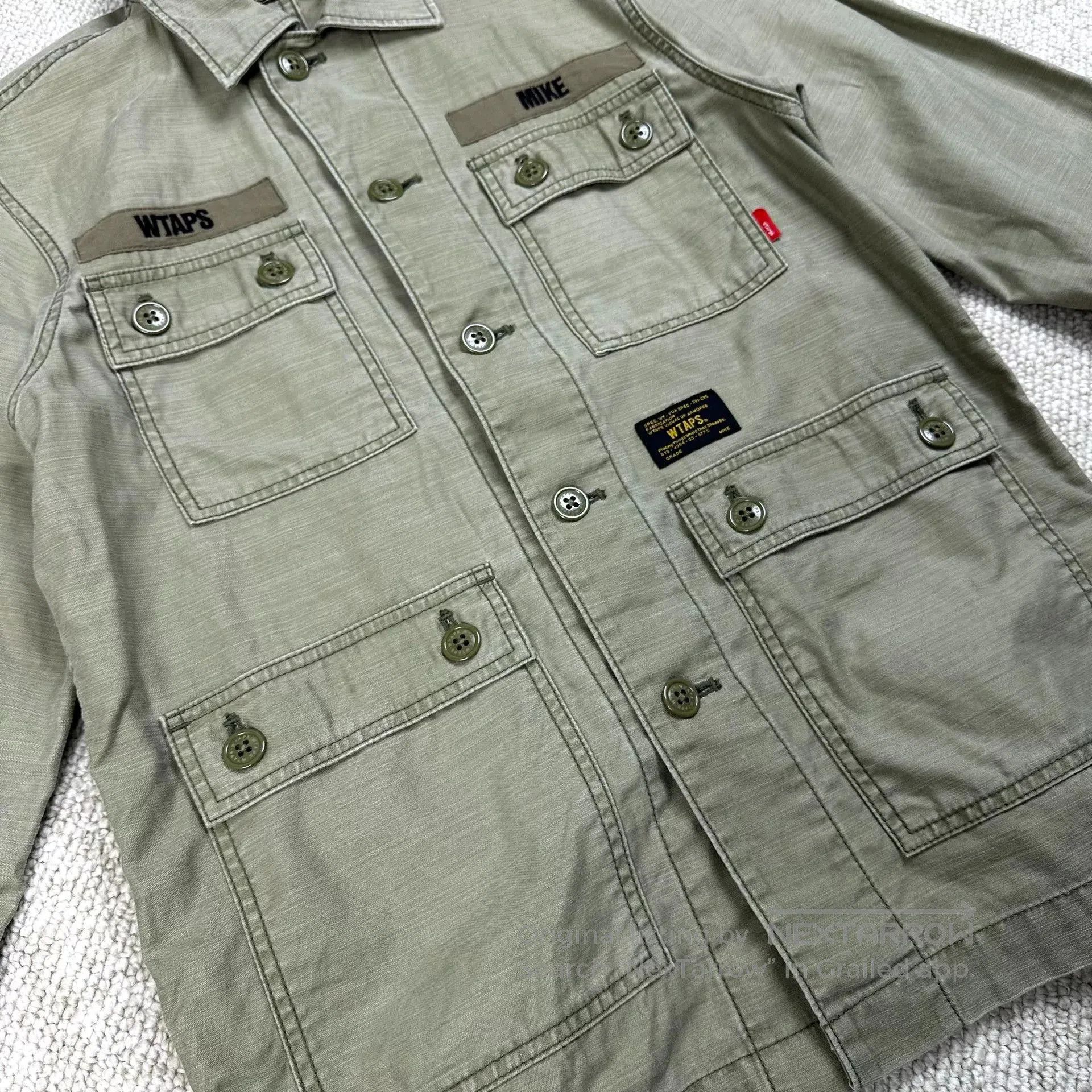 Wtaps WTAPS Olive Green Long Sleeve Shirt. Size US M / EU 48-50 / 2 - 3 Thumbnail