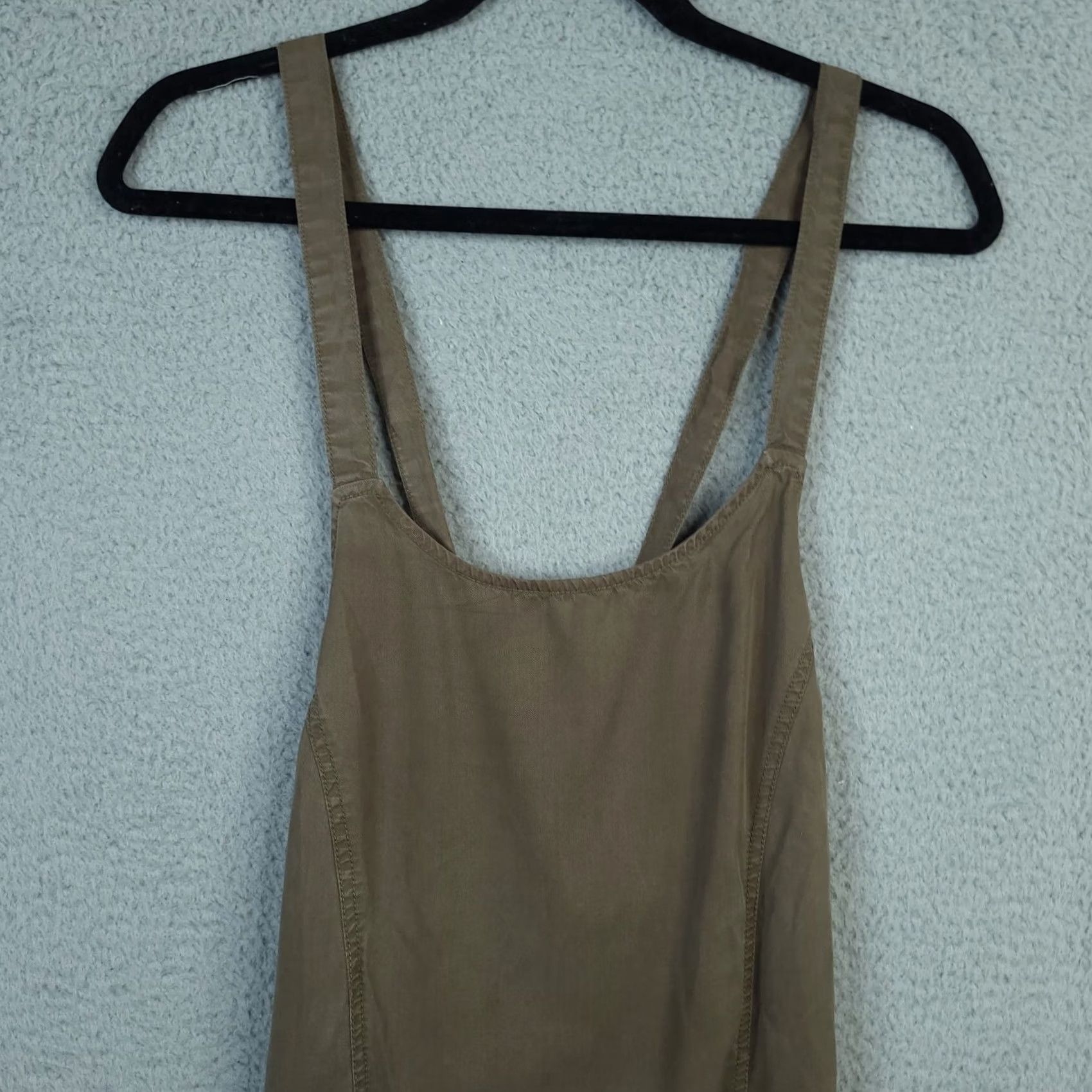 Vintage PAM & GELA Brown Women's Sleeveless Lace Up Romper Size P Size 28" / US 6 / IT 42 - 7 Thumbnail