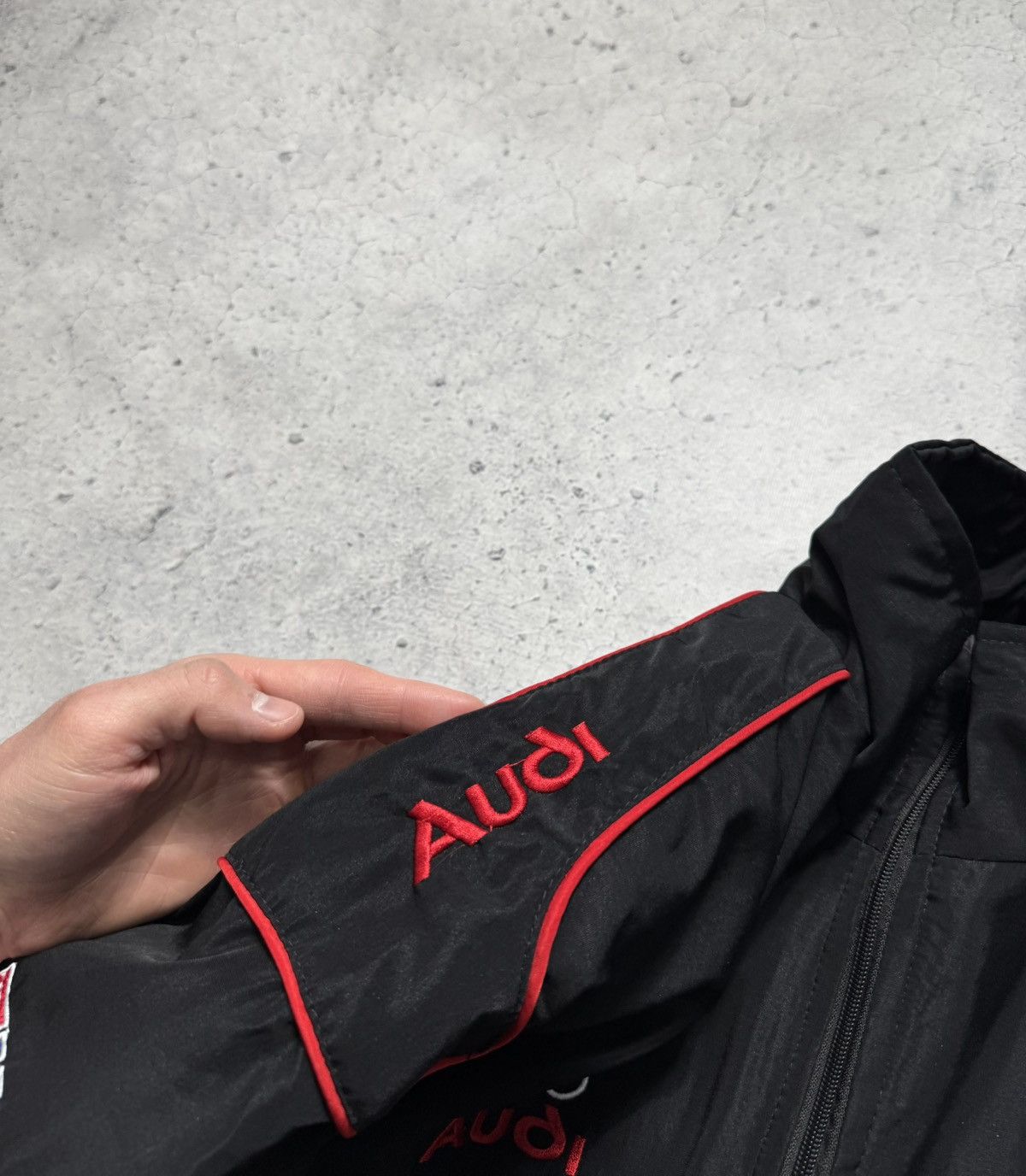 Audi Audi Sport Bomber Racing Jacket Hype Rare Big Logo Vintage Size US XL / EU 56 / 4 - 7 Thumbnail