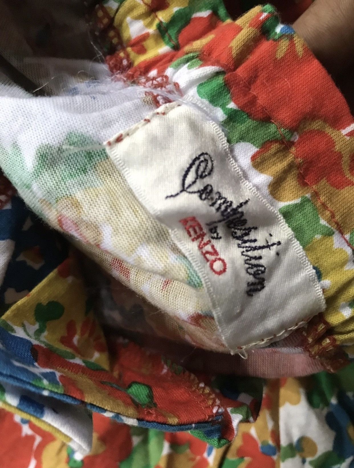 Kenzo × Vintage 💥Vintage Kenzo Floral Button Shirt Size XS / US 0-2 / IT 36-38 - 5 Thumbnail