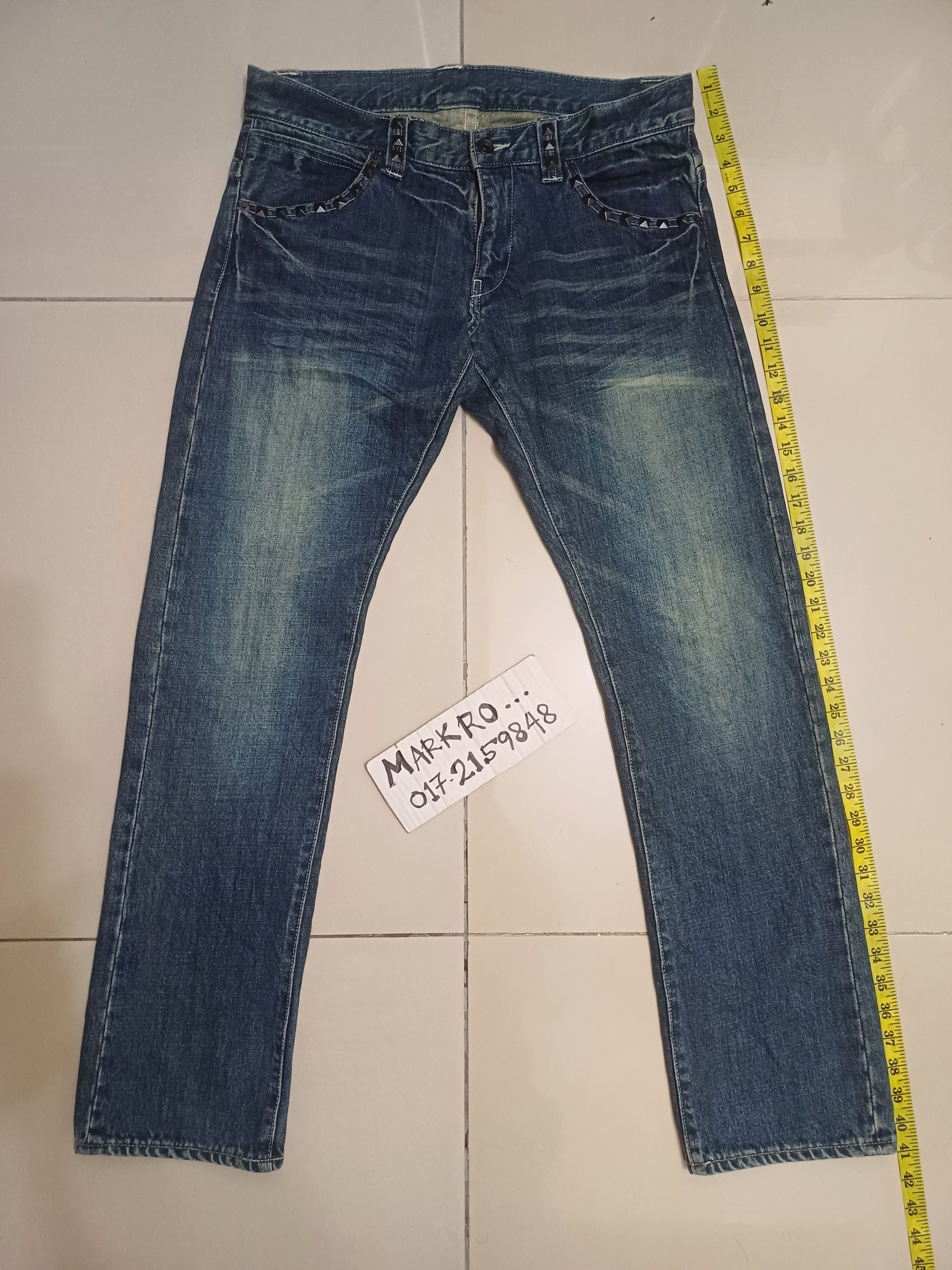 Other Studed design jeans 🔥 BEAMS 🔥 low rise Size US 32 / EU 48 - 3 Thumbnail