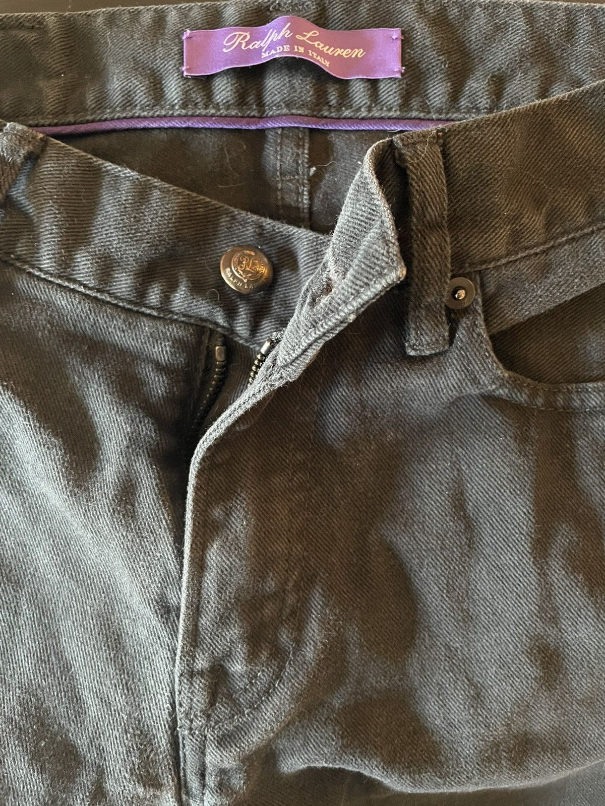 Ralph Lauren Purple Label Ralph Lauren Purple Label Black Slim Fit Jeans, 31 Size US 31 - 3 Thumbnail