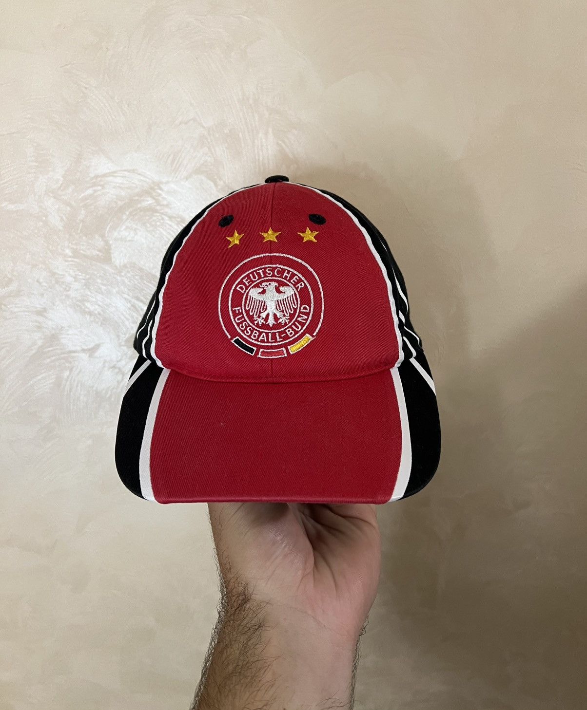 Adidas VINTAGE ADIDAS GERMANY Soccer Football Snapback Cap Hat Size ONE SIZE - 1 Thumbnail