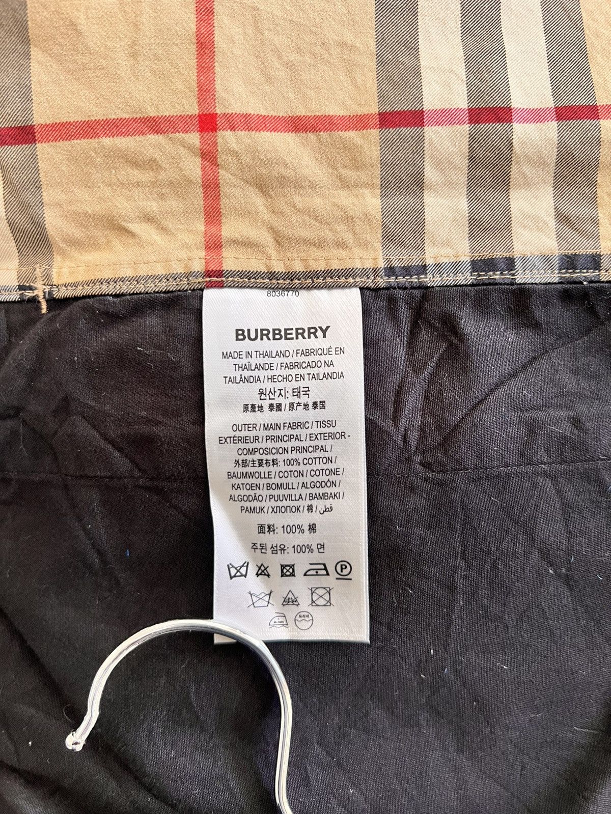 Burberry BURBERRY COLOR BLOCK PLAID ZIP JACKET Size US L / EU 52-54 / 3 - 10 Thumbnail