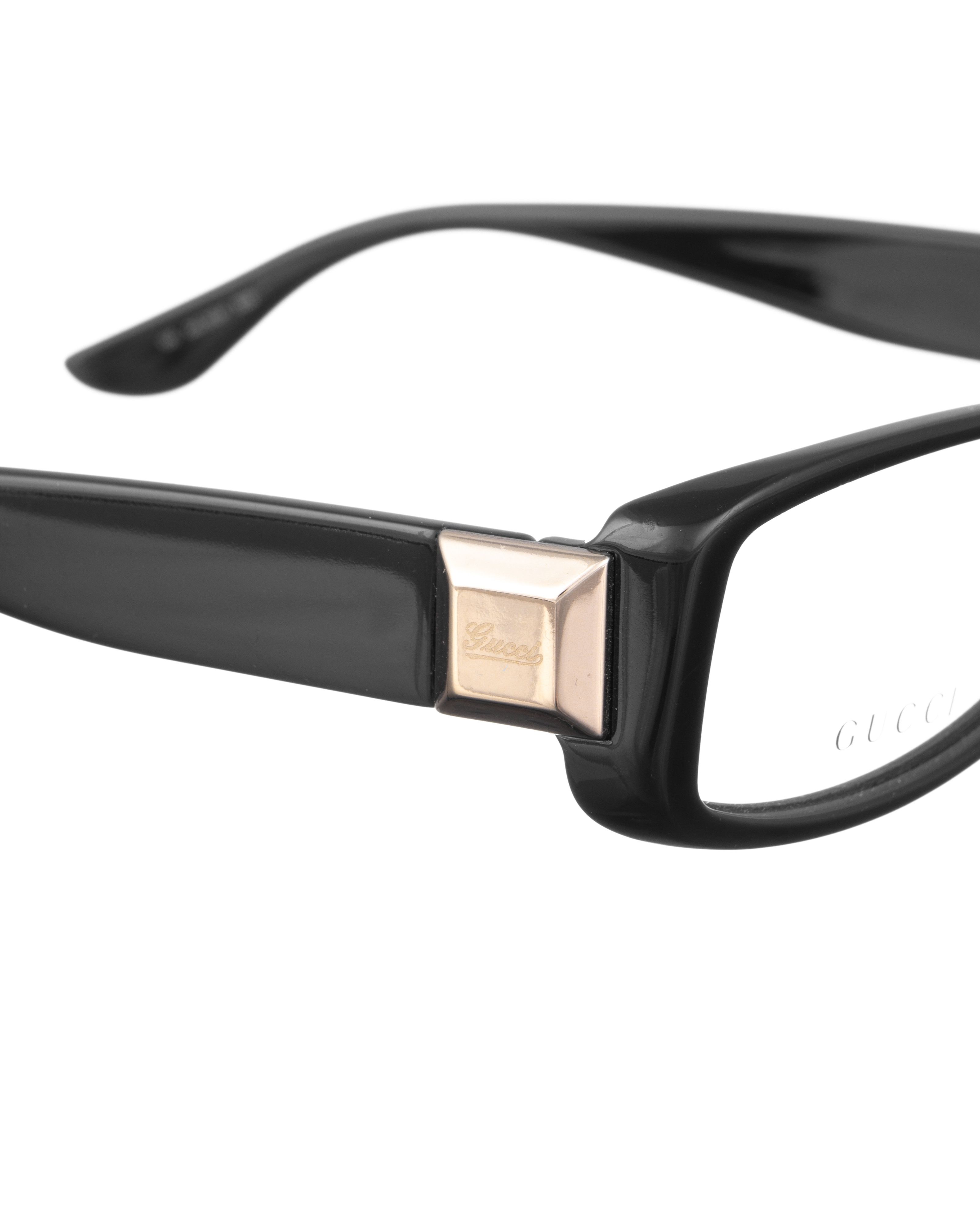 00s archive gucci eyewear black frame