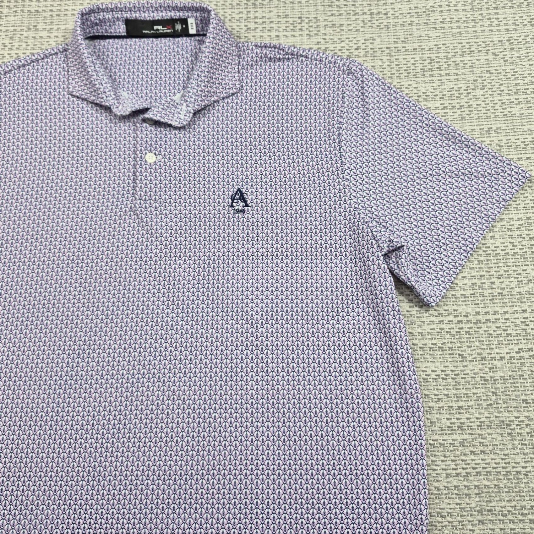 RLX Ralph Lauren RLX Ralph Lauren Polo Shirt Mens M Performance Stretch Arizona CC 1946 Size US M / EU 48-50 / 2 - 3 Thumbnail