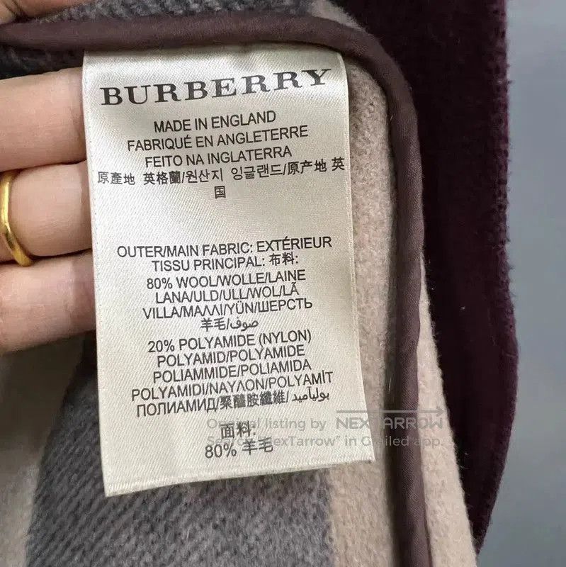 Burberry Burberry Red Cotton Short Coat for Women. Size M / US 6-8 / IT 42-44 - 3 Thumbnail