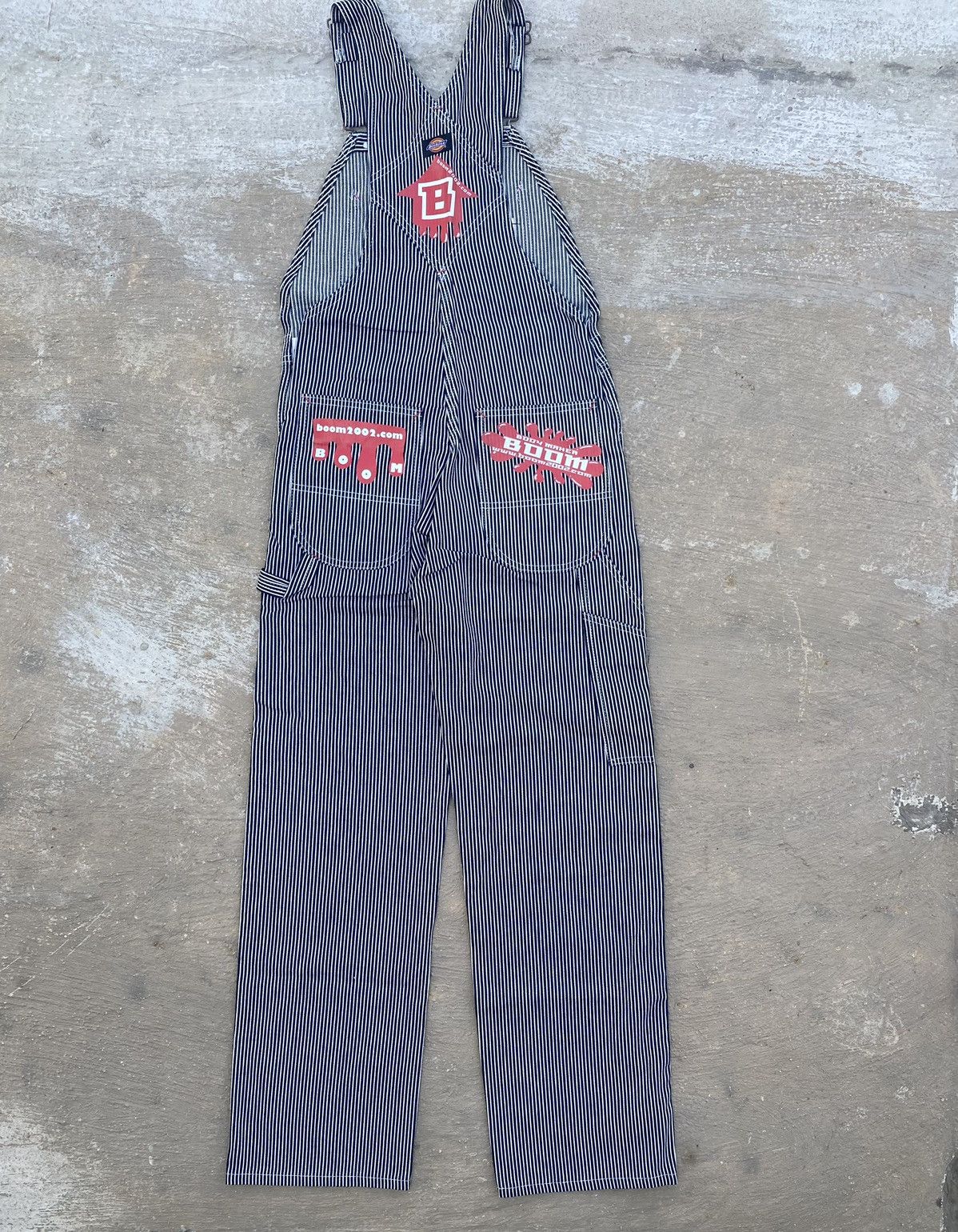 Japanese Brand 🔥 Rare 🔥 Vintage Y2K Dickies Hickory Stripe Overalls Size US 30 / EU 46 - 8 Thumbnail