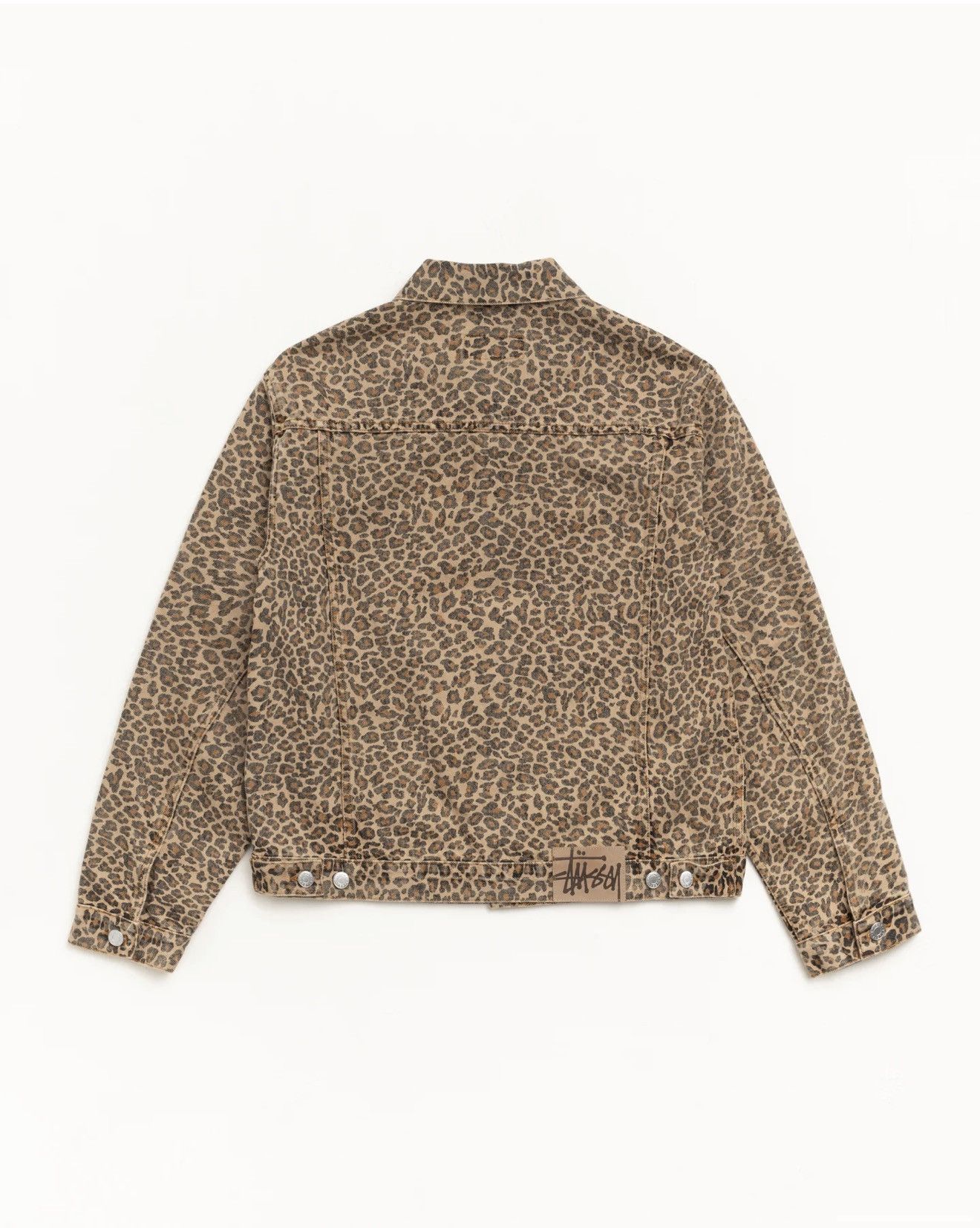Stussy Stüssy - Leopard Print Denim Trucker Jacket Large SOLD OUT Size US L / EU 52-54 / 3 - 2 Thumbnail