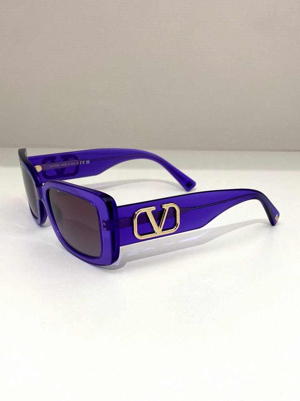 Valentino Valentino V Logo Signature Rectangular Oversized Sunglasses Size ONE SIZE - 6 Thumbnail