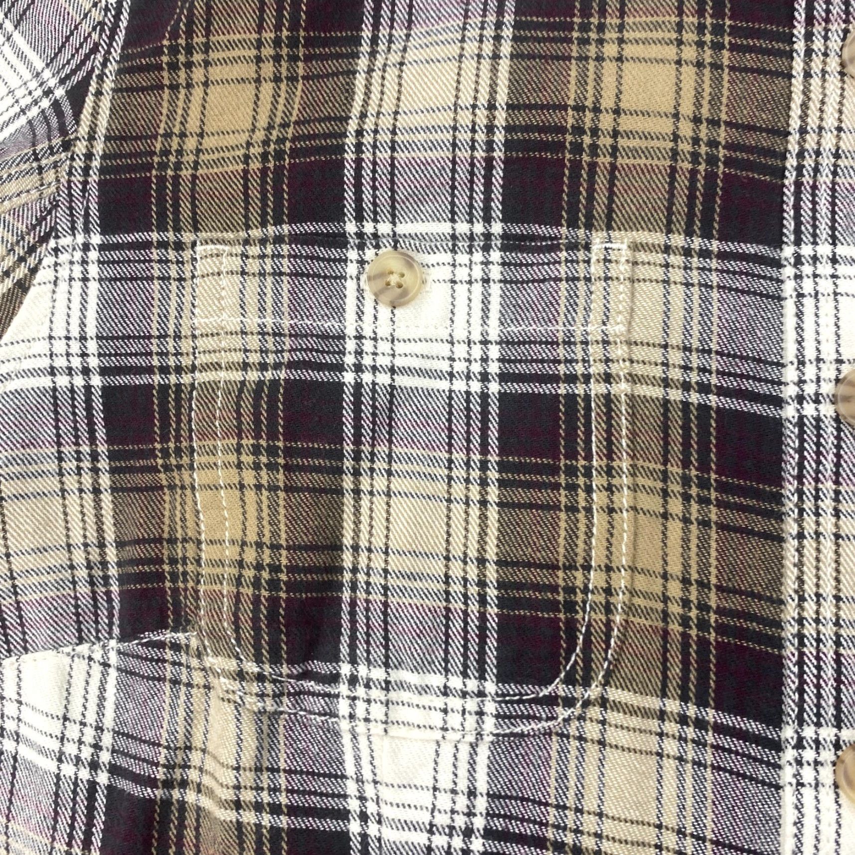 Duluth Trading Company Duluth Trading Co Shirt Mens Medium Brown Plaid Flannel Button Down Long Sleeve Size US M / EU 48-50 / 2 - 3 Thumbnail