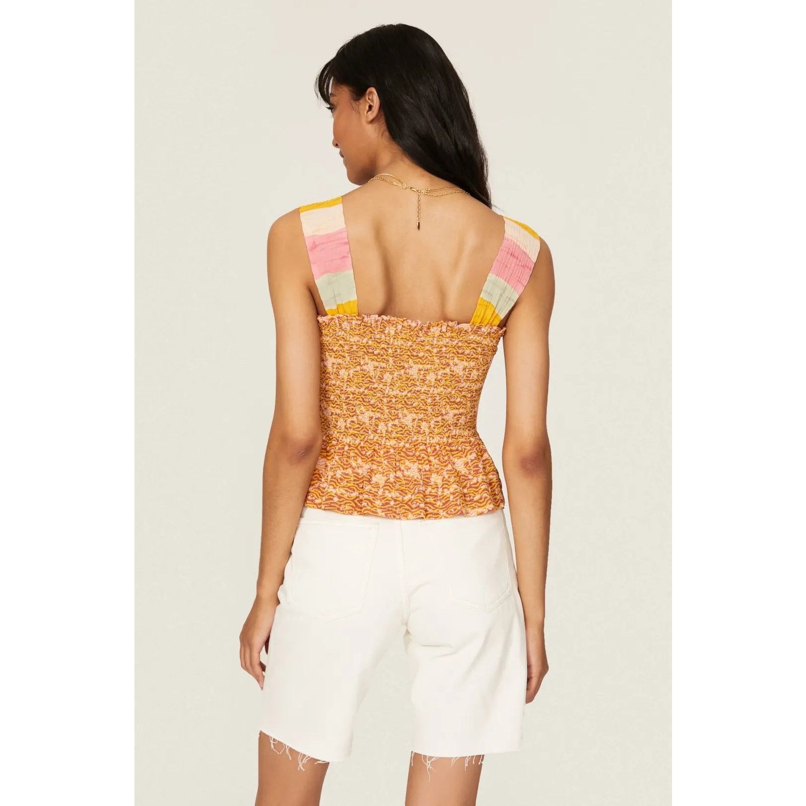 Scotch & Soda Scotch & Soda Smocked Peplum Beach Tank Top Size S / US 4 / IT 40 - 2 Thumbnail