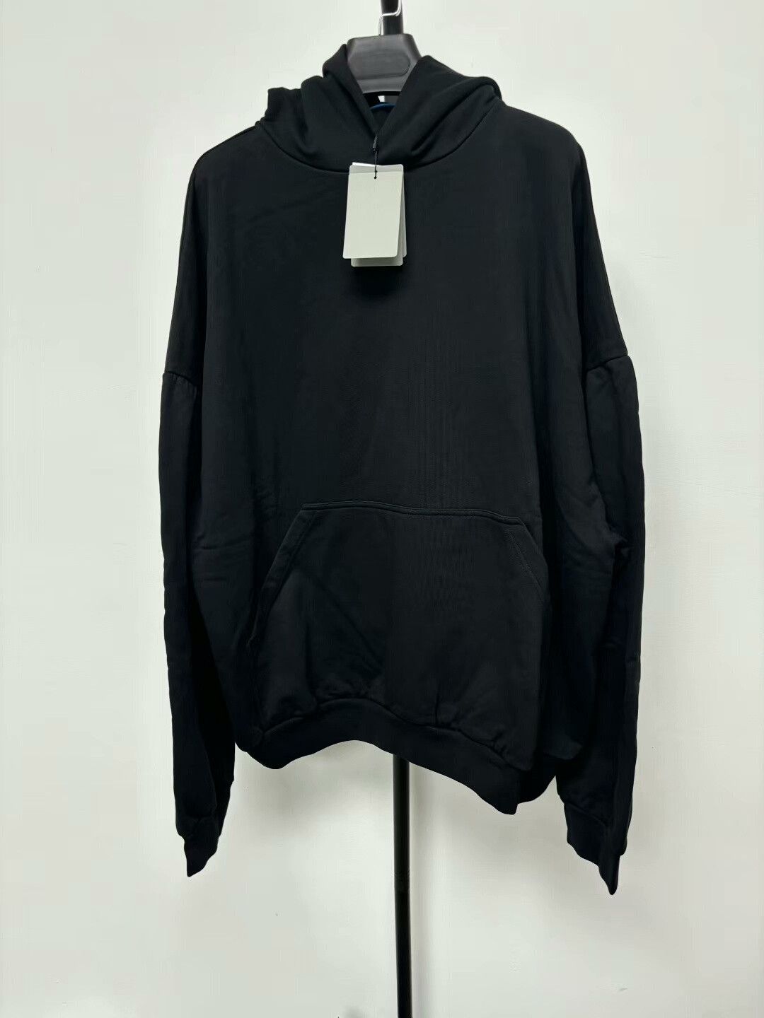 Balenciaga balenciaga black hoodie with logo Size US M / EU 48-50 / 2 - 1 Thumbnail