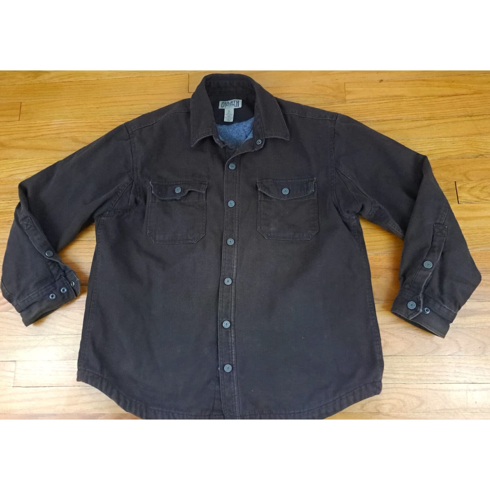 Vintage VINTAGE Duluth Heavy Canvas Insulated Metal Snap Button Outdoor Work Shirt XL Brown Mens Jacket Size US XL / EU 56 / 4 - 3 Thumbnail