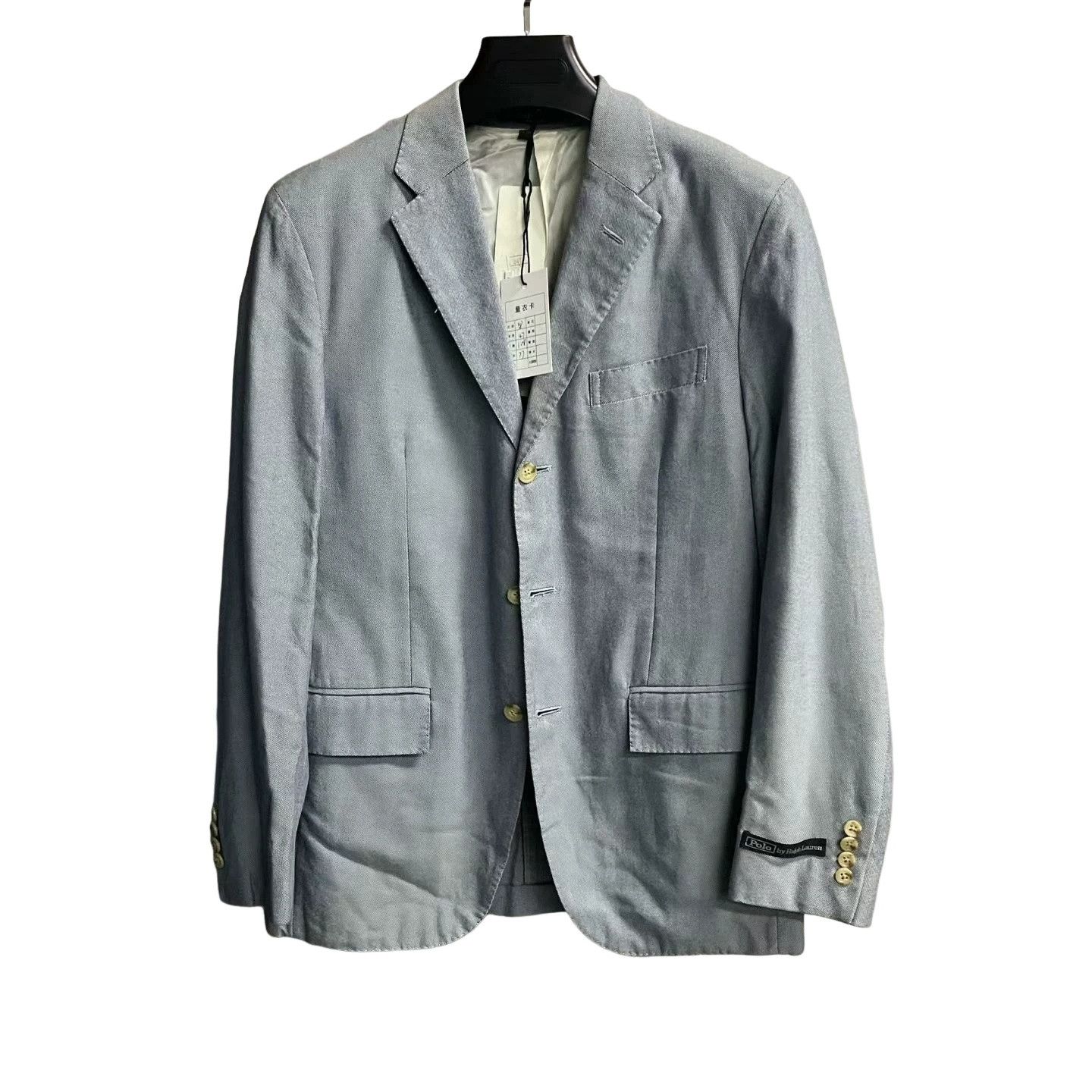 Polo Ralph Lauren Polo Ralph Lauren Blue Cotton Blazer 38R Size 38R - 1 Thumbnail