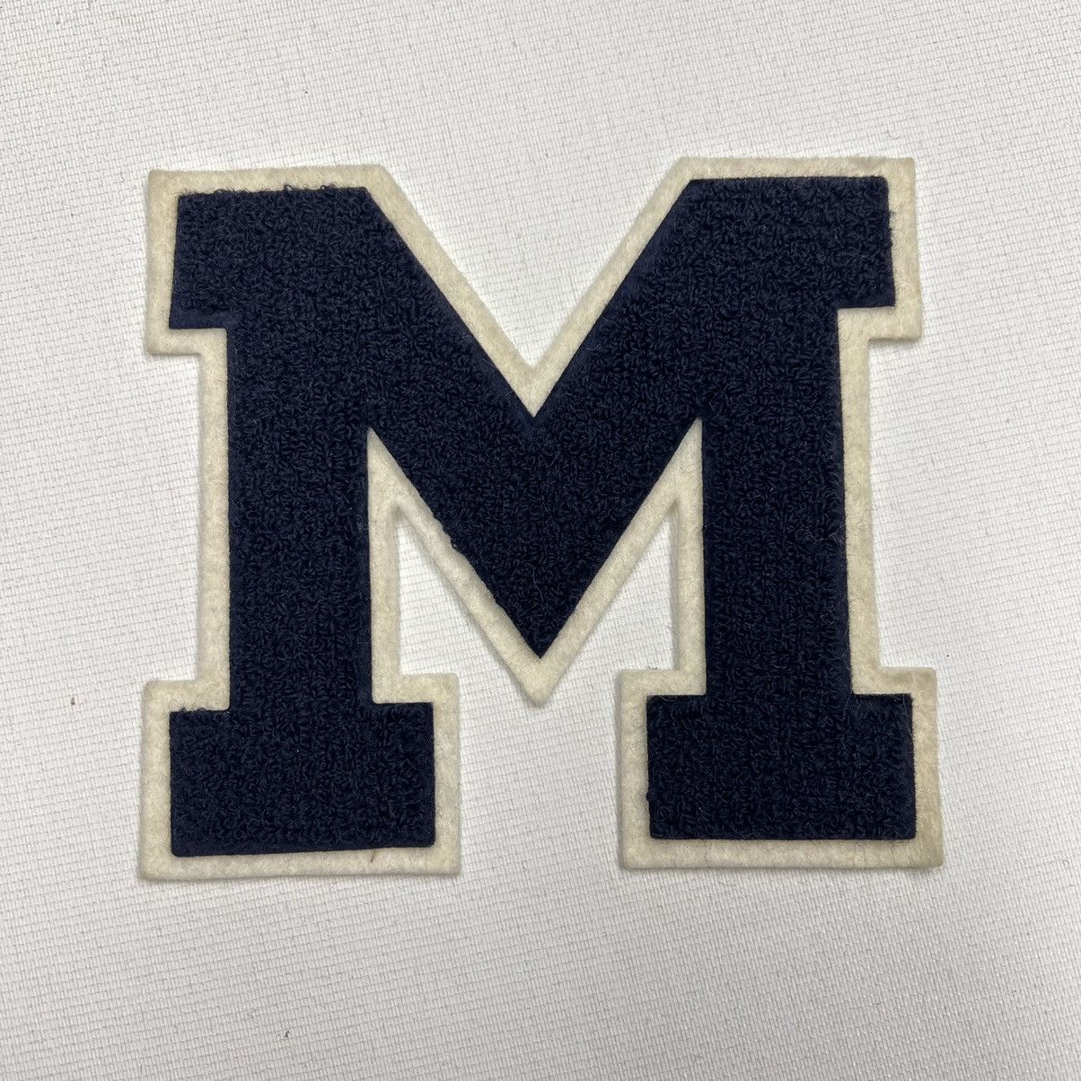 Vintage Letterman Varsity Patch Letter M Blue Chenille Felt Sports Size ONE SIZE - 3 Thumbnail
