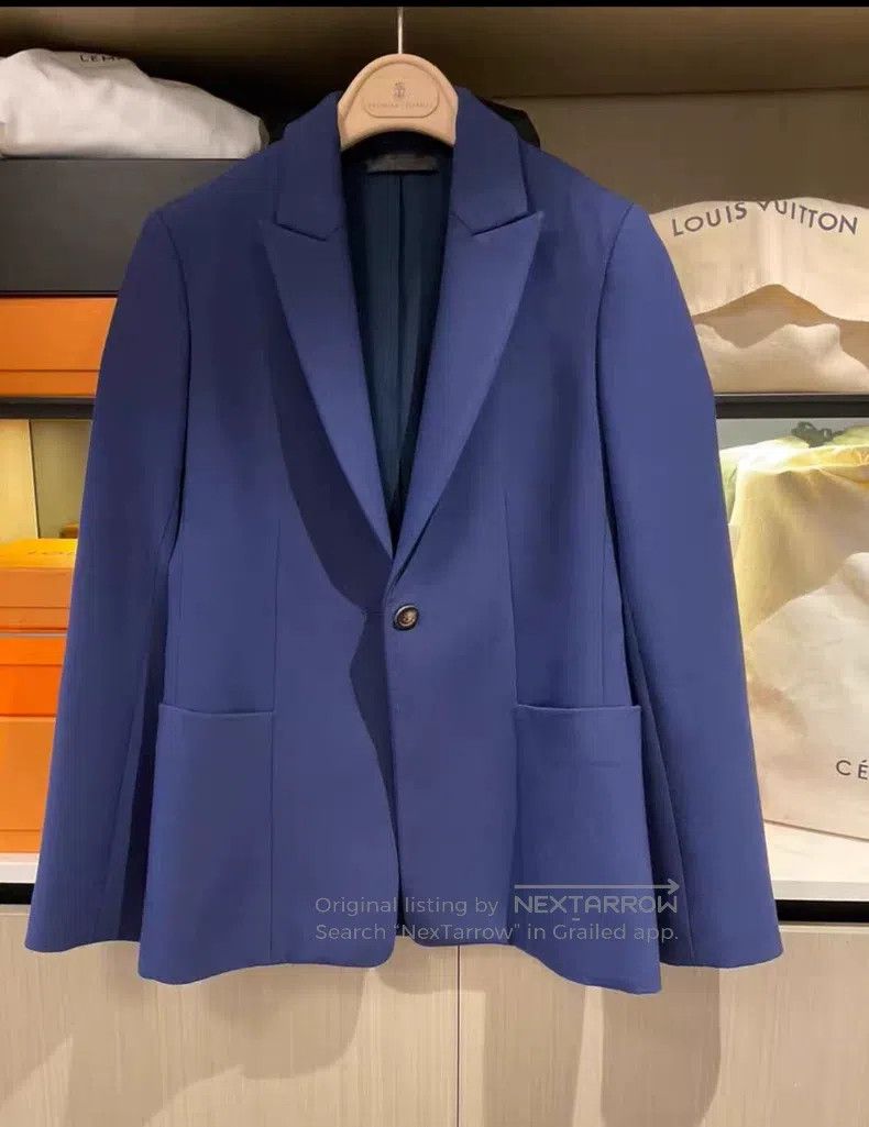 The Row Blue suit jacket