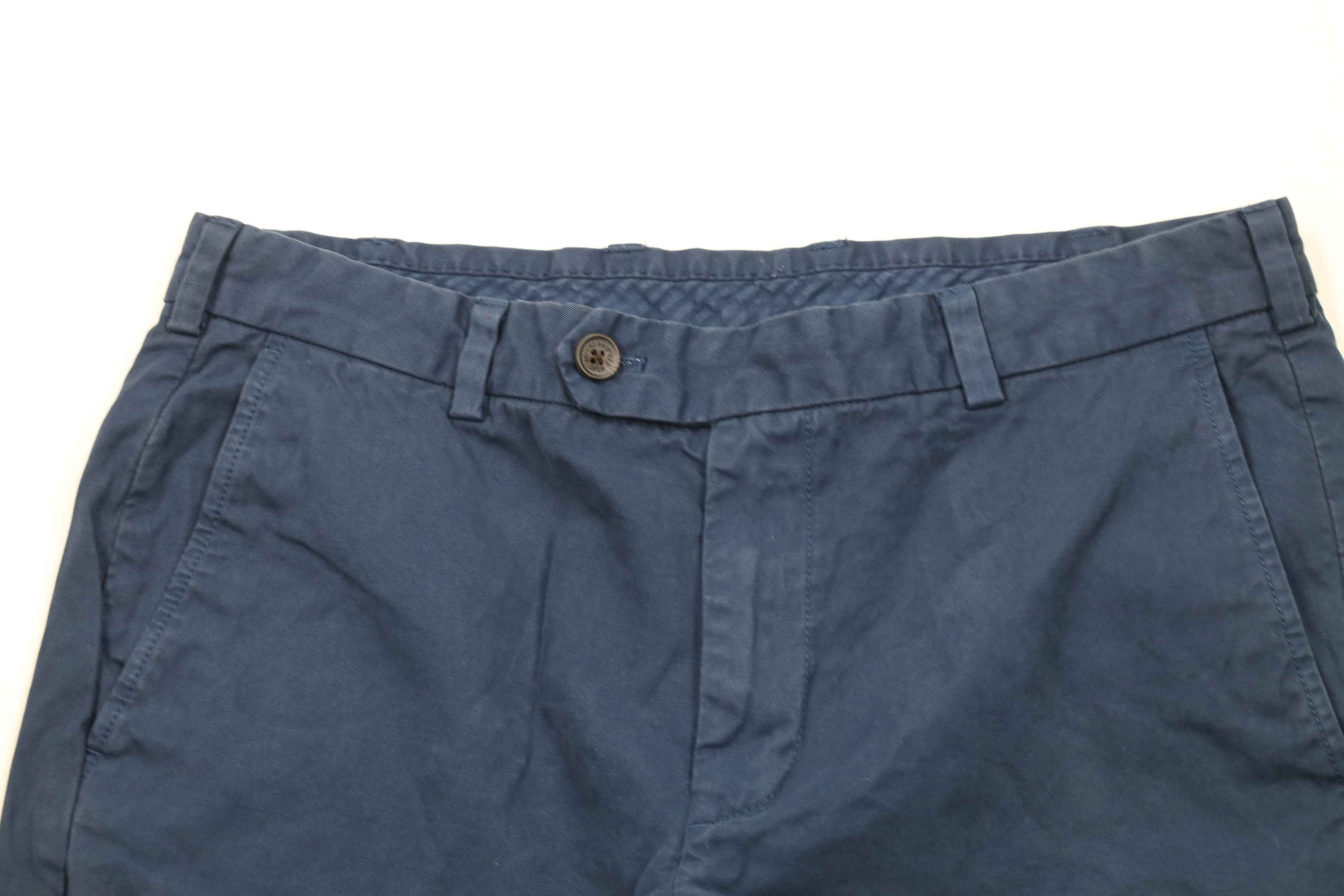 Brooks Brothers Brooks Brothers Spell Out Golf Chino Shorts Navy Blue Cotton Size US 34 / EU 50 - 2 Thumbnail