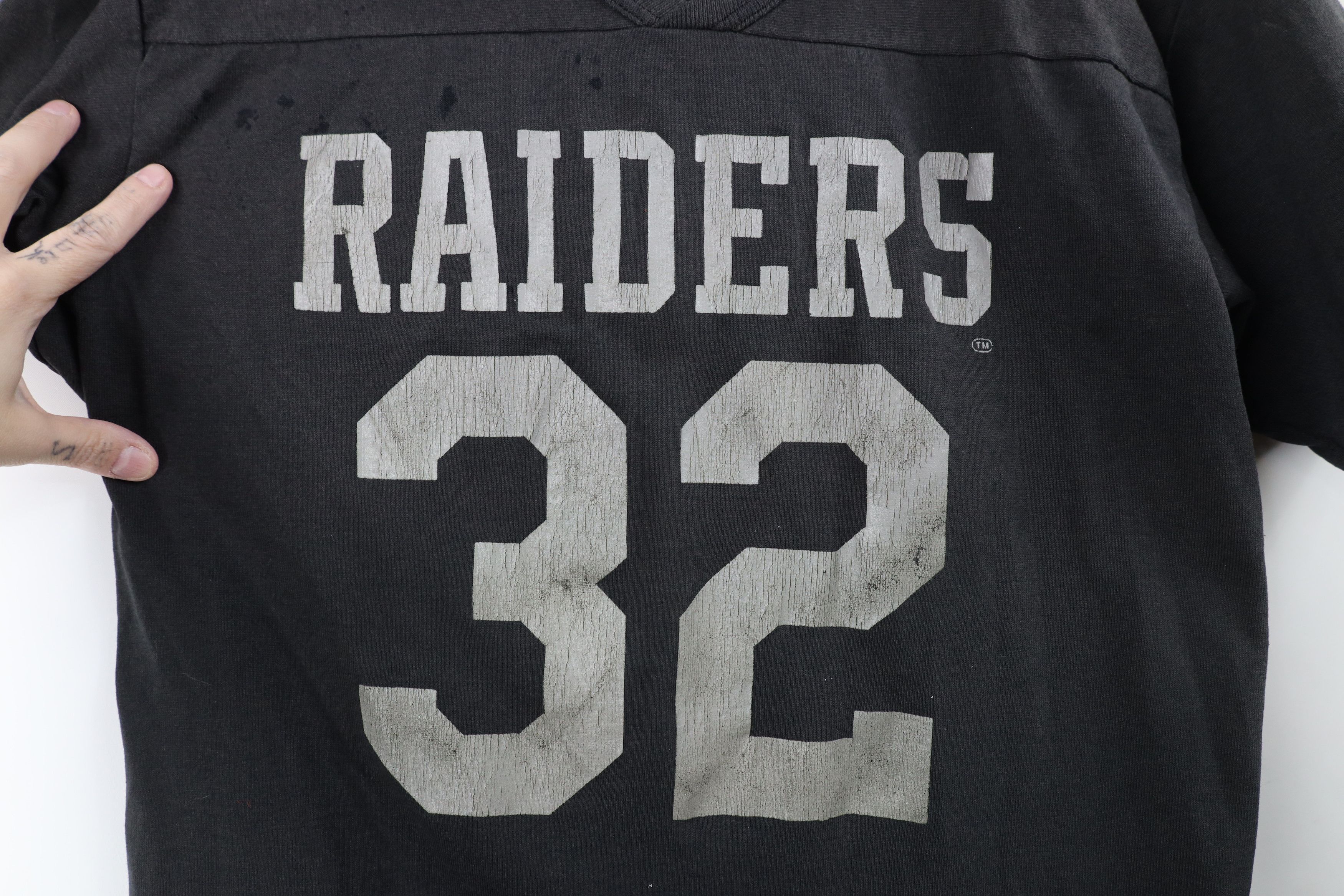 Vintage Vintage 80s Rawlings Los Angeles Raiders Jersey T-Shirt Size US S / EU 44-46 / 1 - 4 Thumbnail
