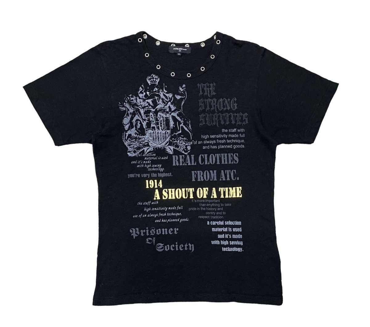 If Six Was Nine In The Attic The Strong Survives Prisoner of Society T Shirt Size US M / EU 48-50 / 2 - 1 Thumbnail