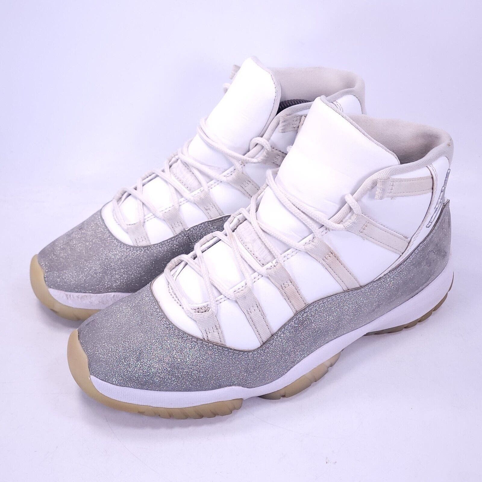 image of Nike Air Jordan 11 High Shoe Womens Size 11 Ar0715-100 in White