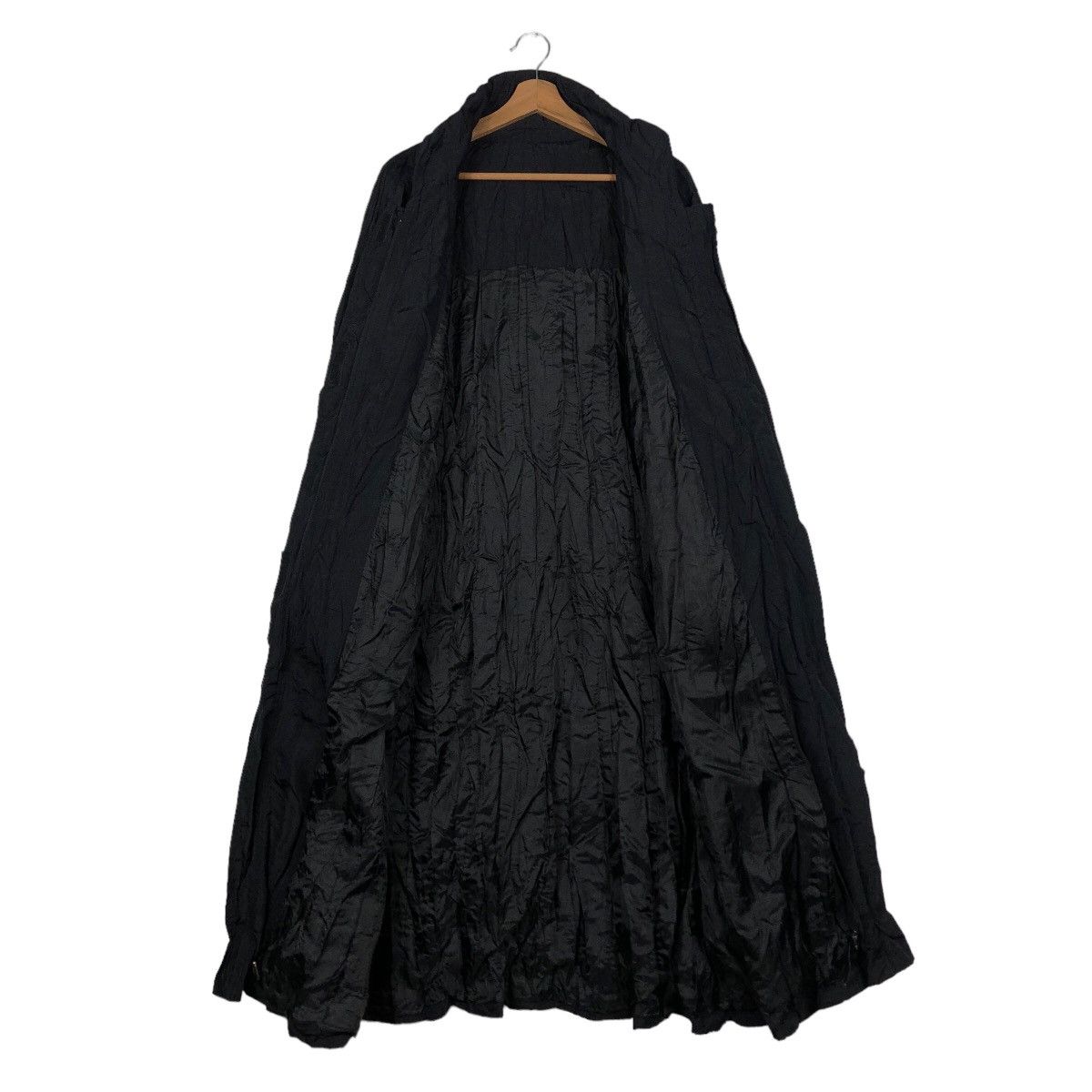Japanese Brand Rich Black Long Fly Jacket Bondage Biker Issey Miyake Japan Size US M / EU 48-50 / 2 - 13 Thumbnail
