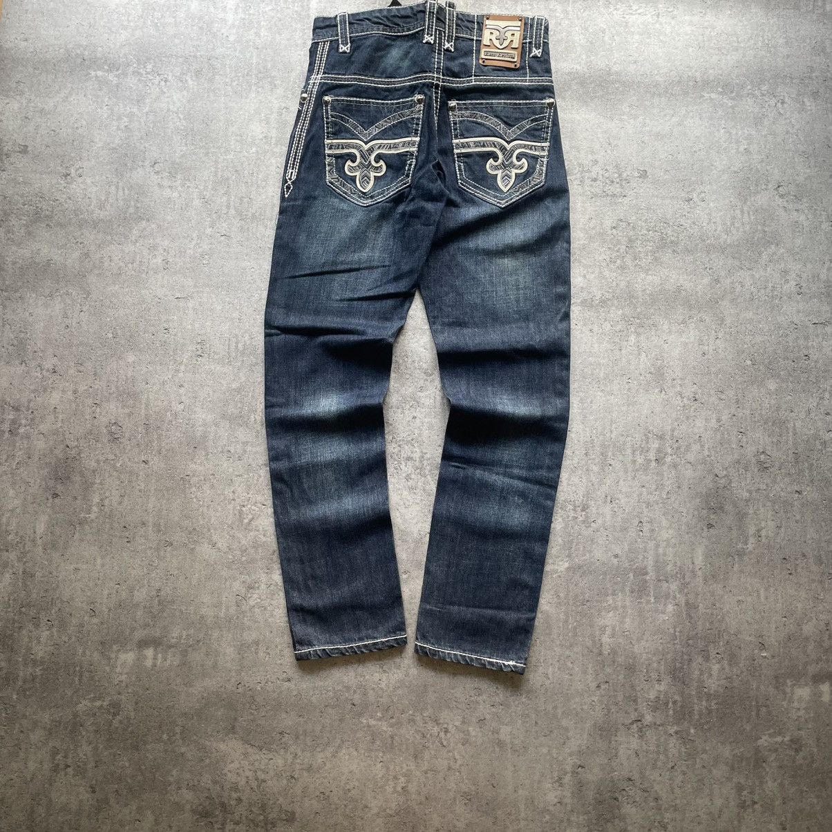 NWT Rock Revival Dano Straight Fit Pocket Logo Pants