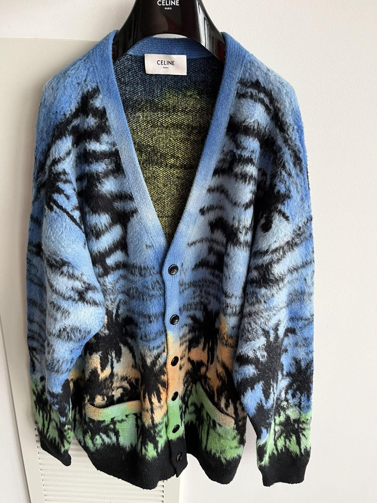 Celine Runway Celine by Hedi Slimane Sunset Cardigan Oversized Size US XXL / EU 58 / 5 - 19 Thumbnail